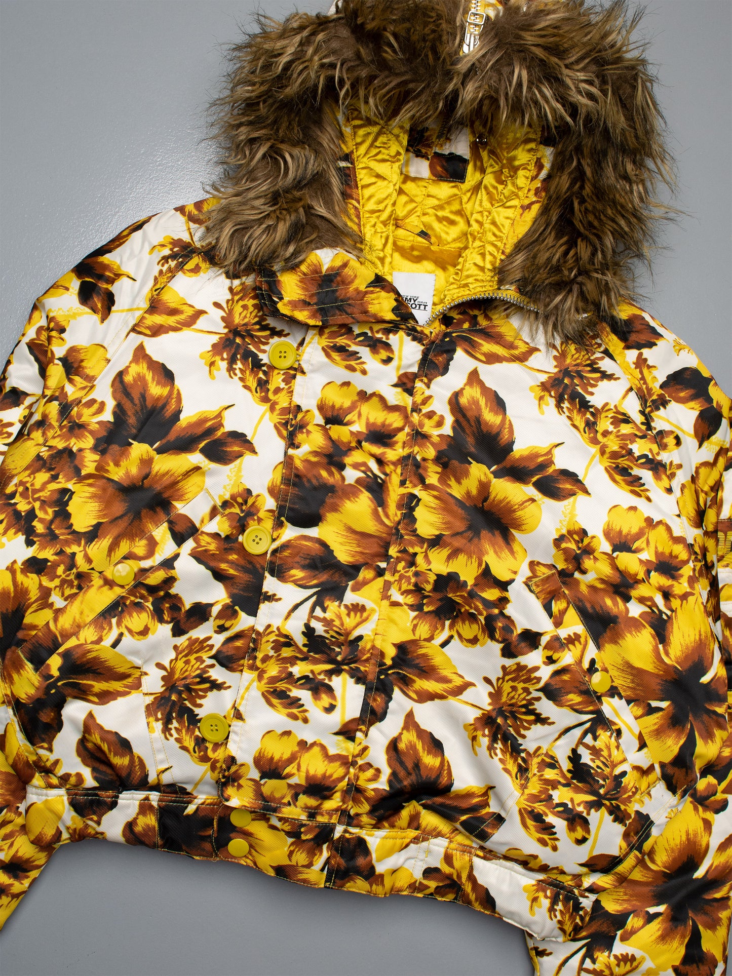 adidas Originals by Jeremy Scott - A/W 2013 - Golden Flower Down Jacket - size M