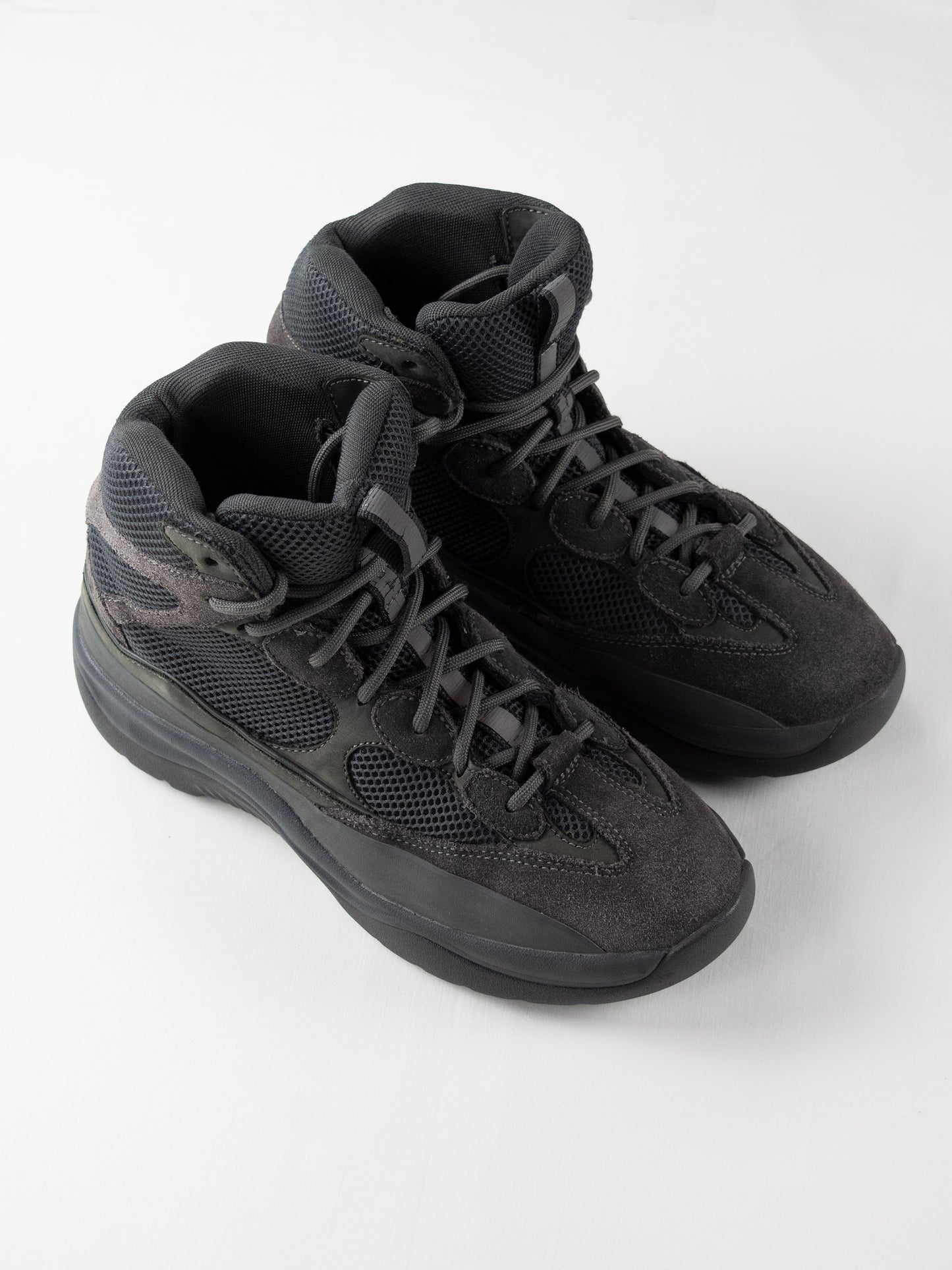 YEEZY Season 6 (2018) - Thick Suede, Mesh and Nubuck Desert Boot (Graphite) - size 45