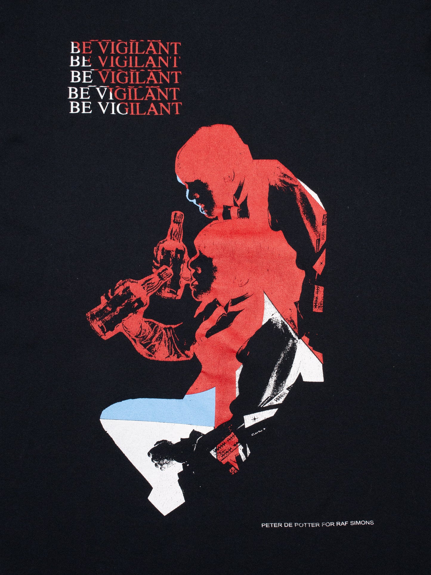 Raf Simons X Peter De Potter - "Be Vigilant" t-shirt - size M