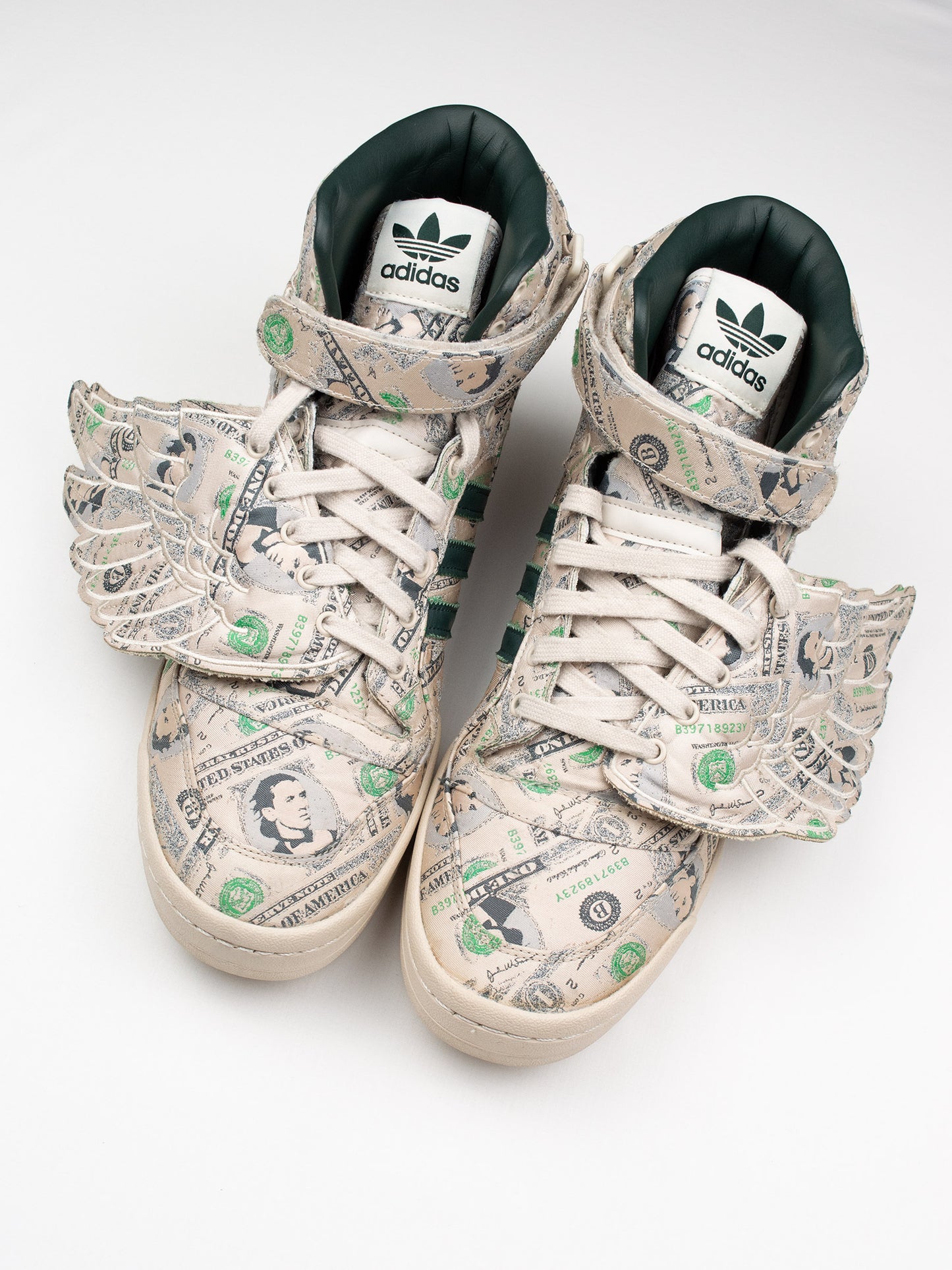 adidas Originals by Jeremy Scott - 2021 - JS Forum Wings 1.0 Money - size 45 1/3