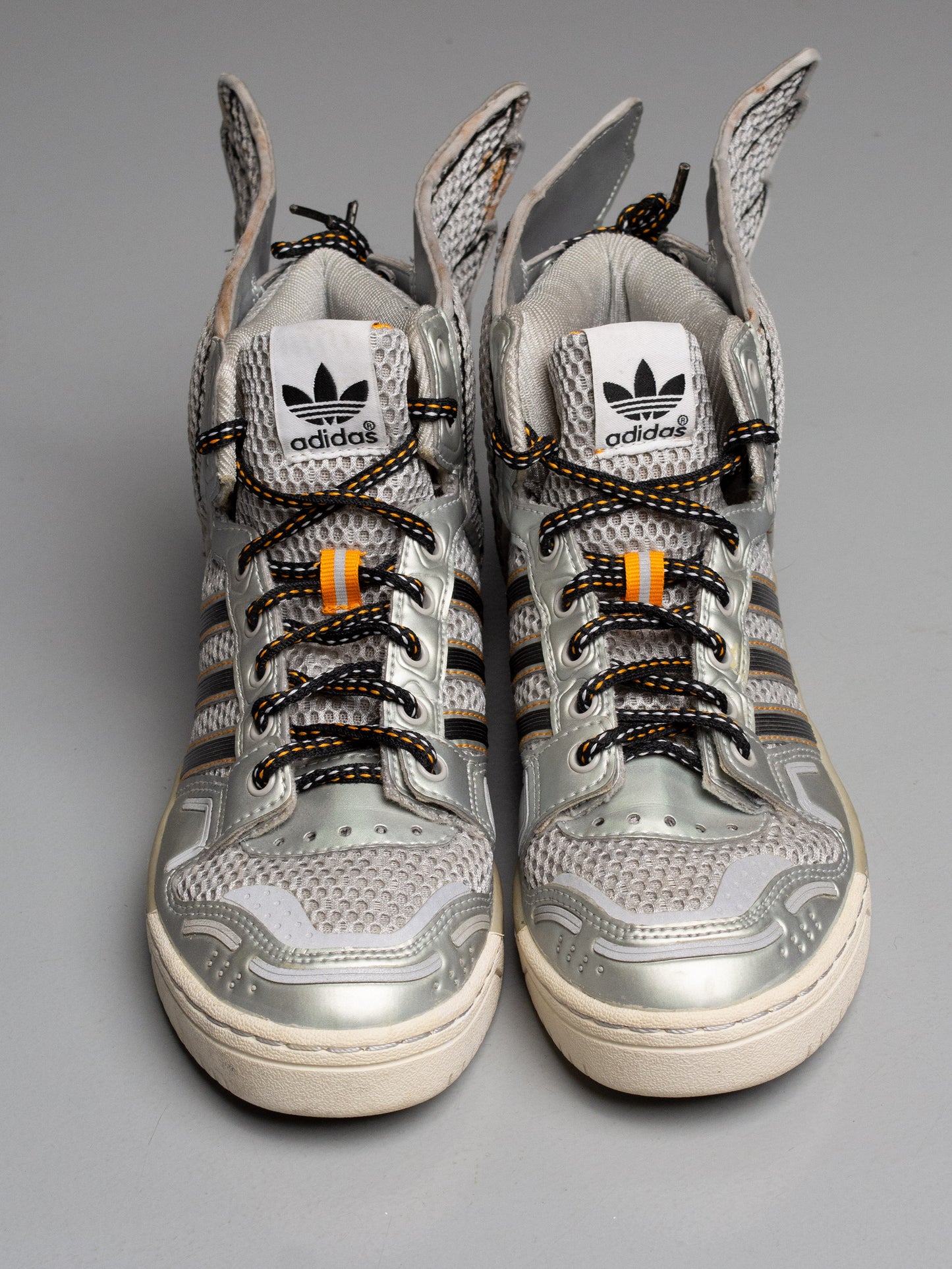 adidas Originals by Jeremy Scott A/W 2012 JS Wings "Mesh" (Metallic Silver) - size 37 1/3