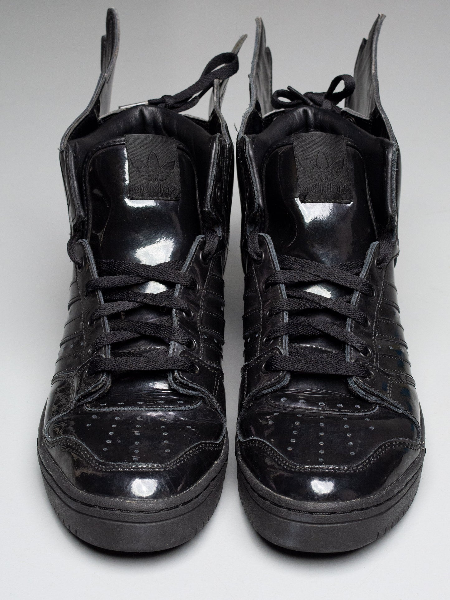 adidas Originals by Jeremy Scott S/S 2013 JS Wings 2.0 "Patent Black" - size 45 1/3