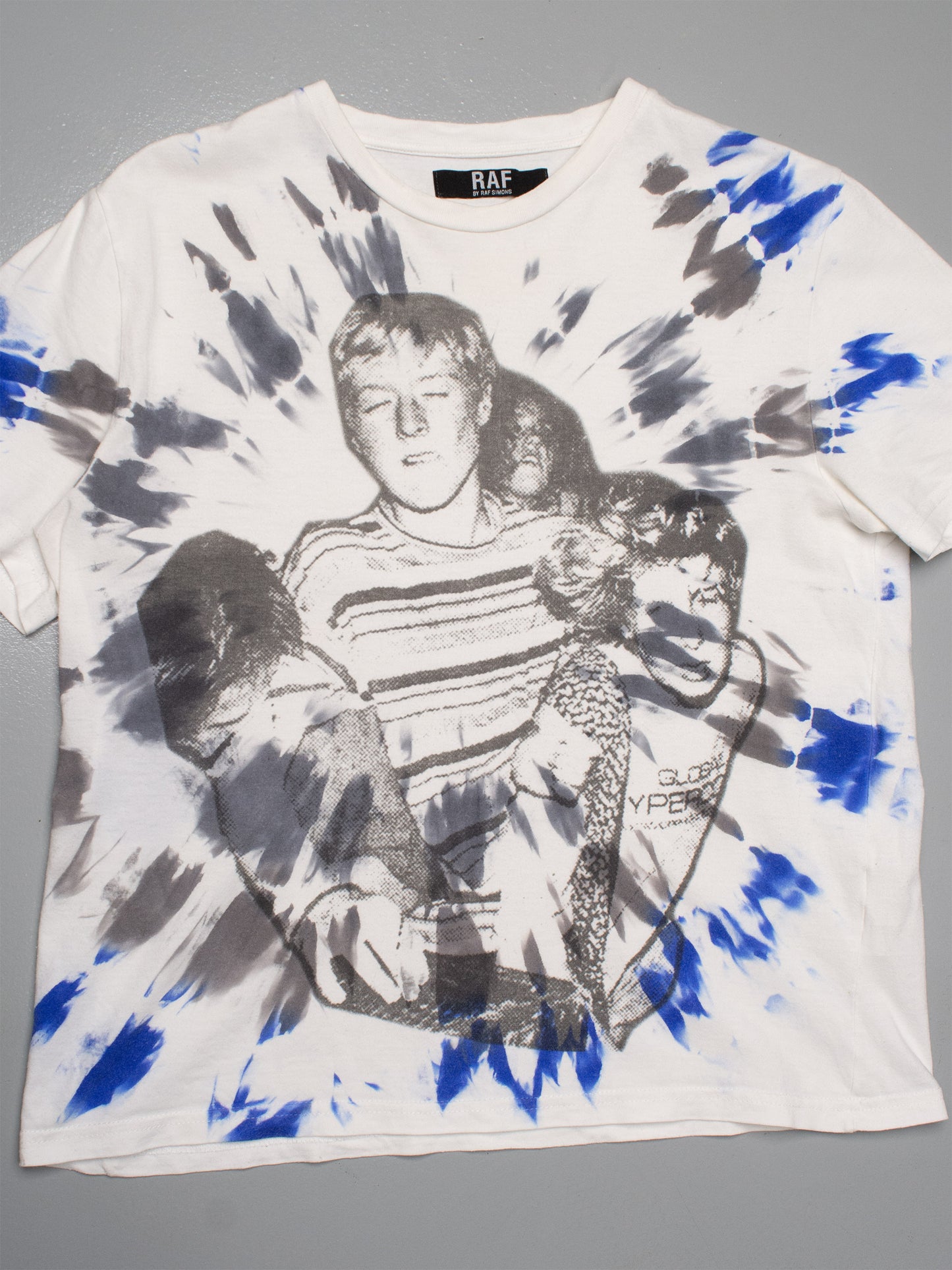 RAF by Raf Simons S/S 2008 tie-dye rave t-shirt - size XS