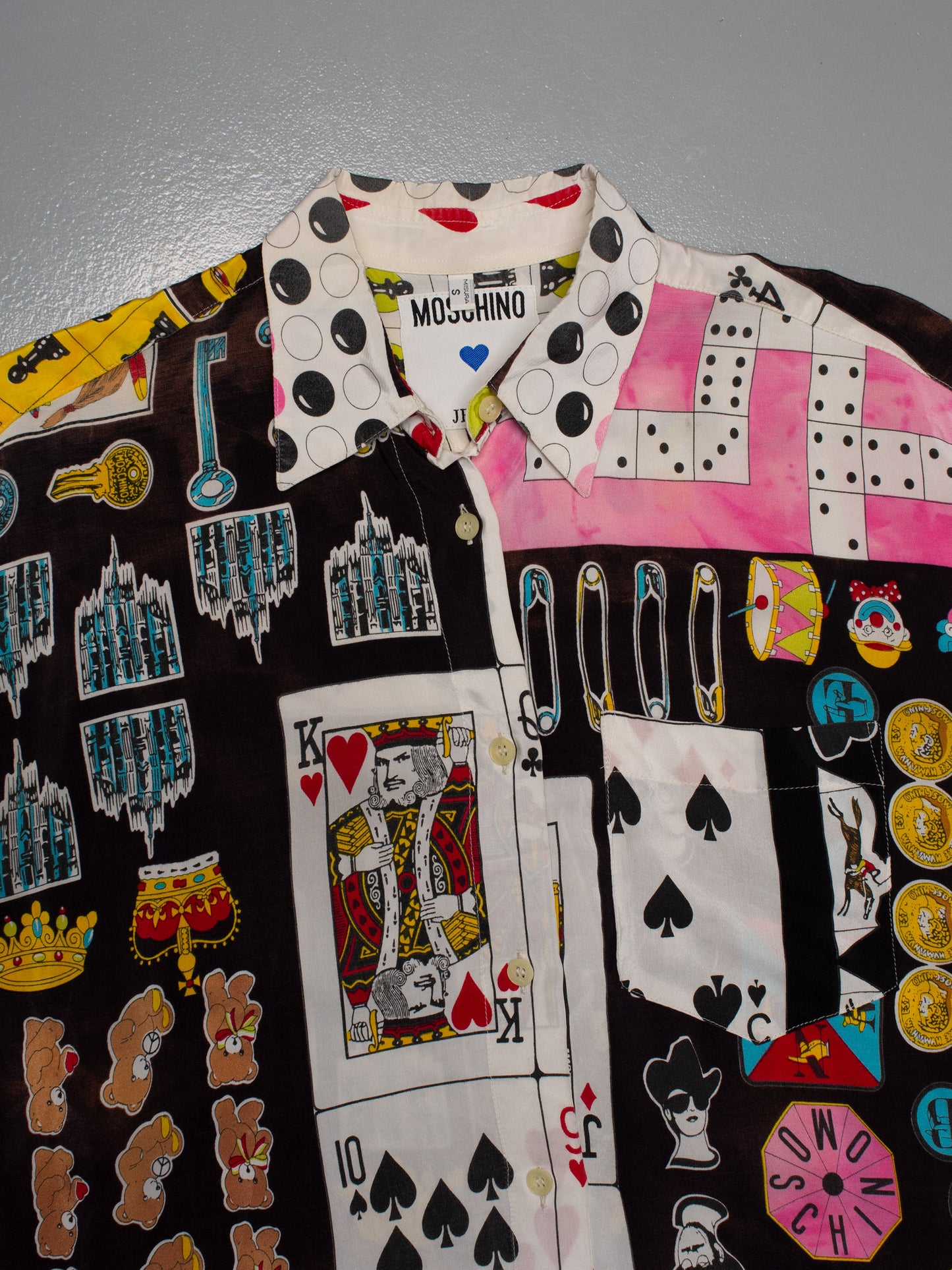 vintage Moschino Jeans print oversized shirt - women's size S