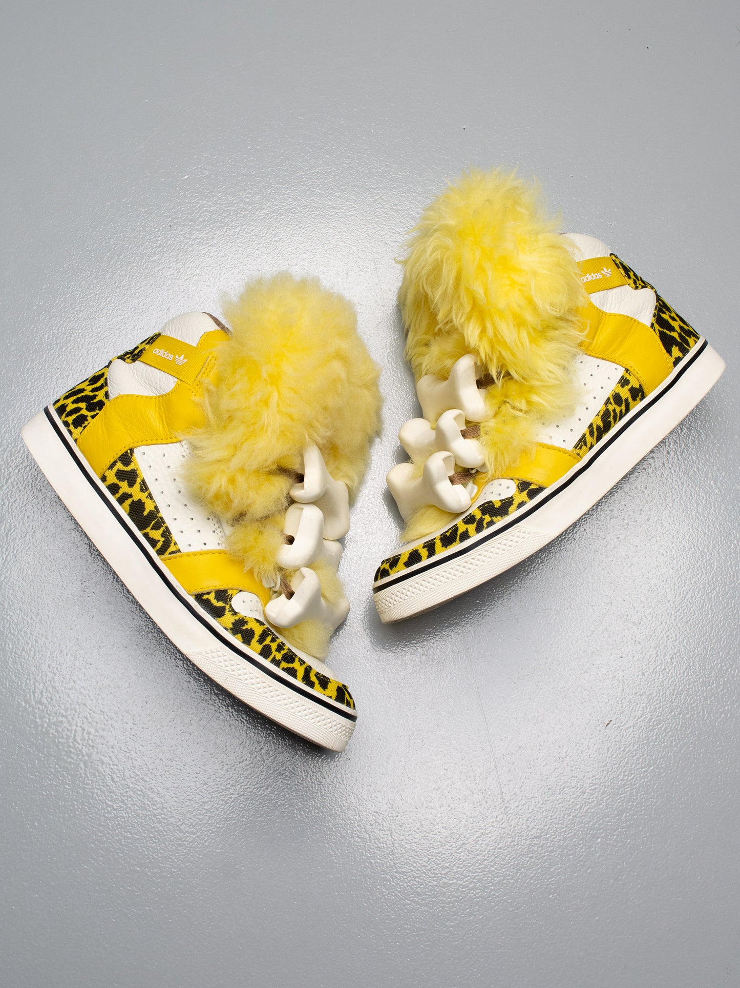 adidas Originals by Jeremy Scott S/S 2015 JS Bones Fur - size 40