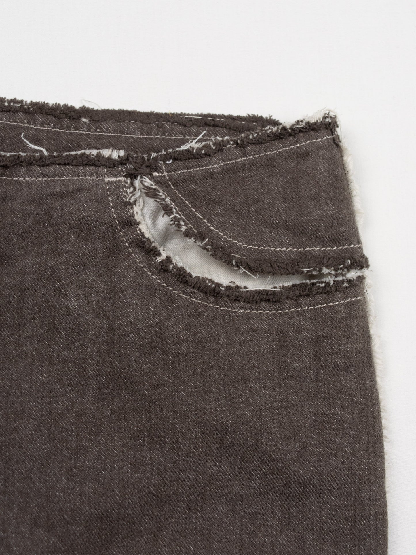 Maison Martin Margiela - A/W 2006 - Line 6 deconstructed denim skirt - size 38