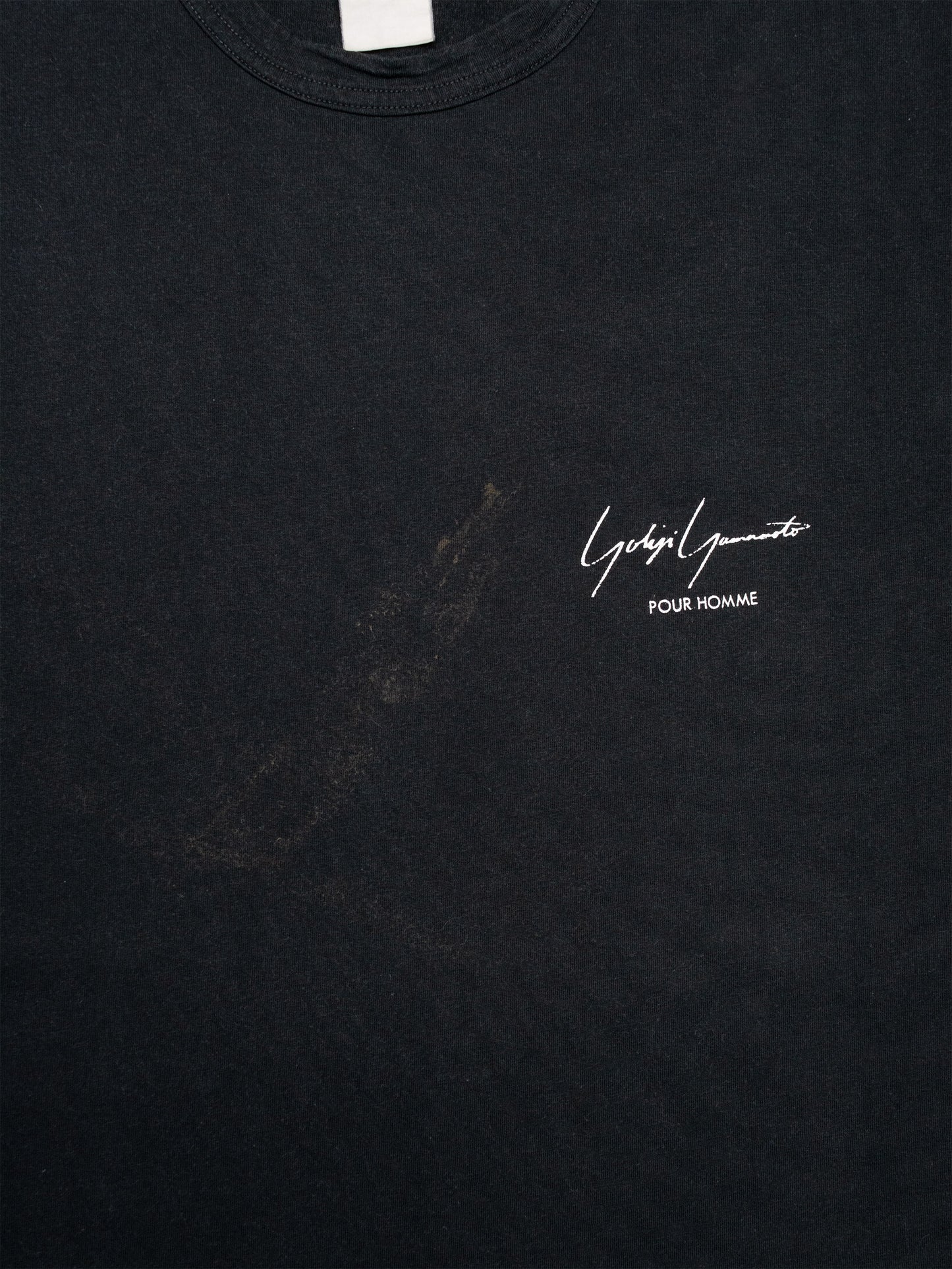 Yohji Yamamoto Pour Homme - (late 80's / early 90's) - oversized logo t-shirt - size M