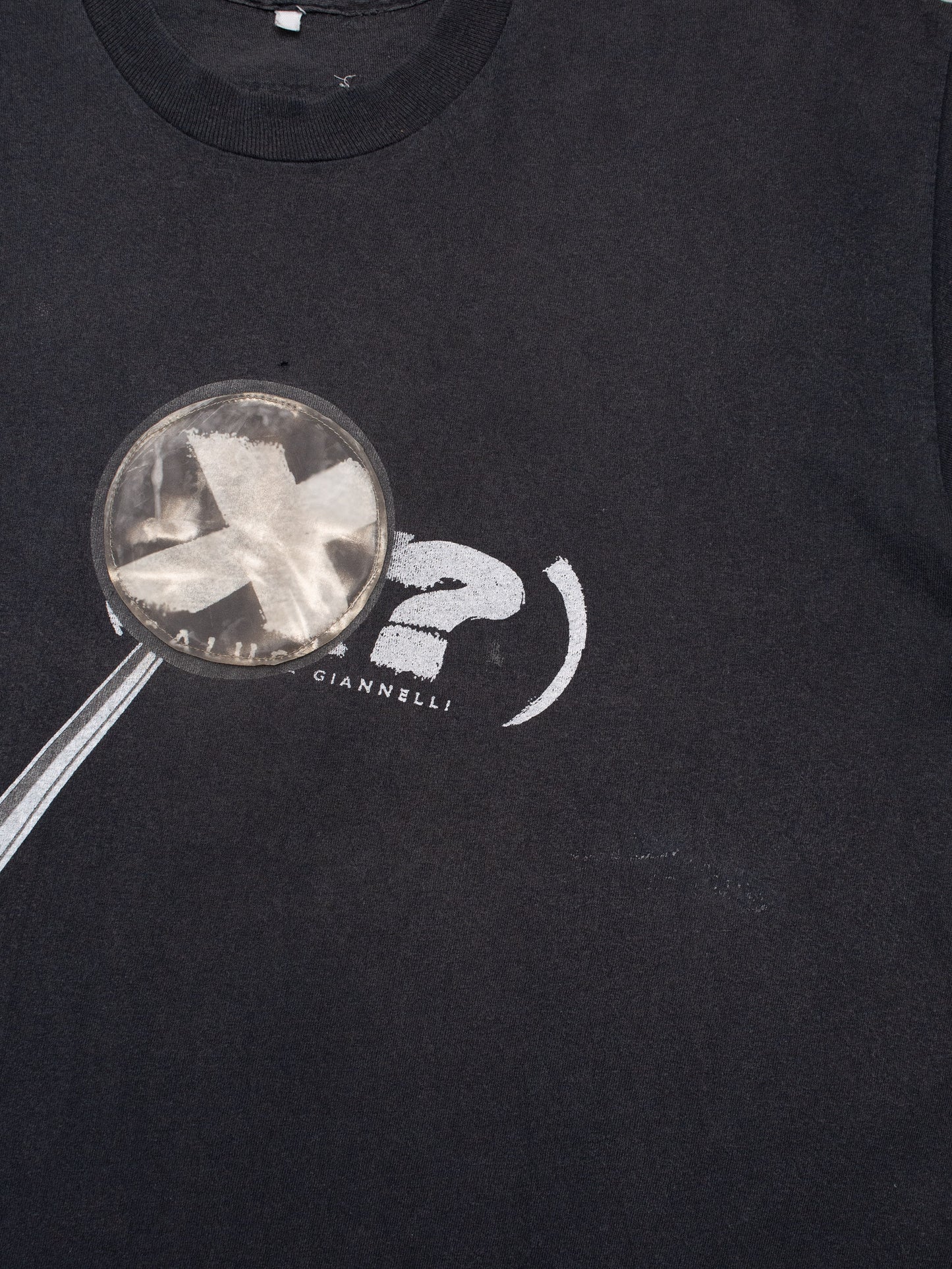(X?) by Calugi e Giannelli - (vintage) - magnifying glass t-shirt - size L