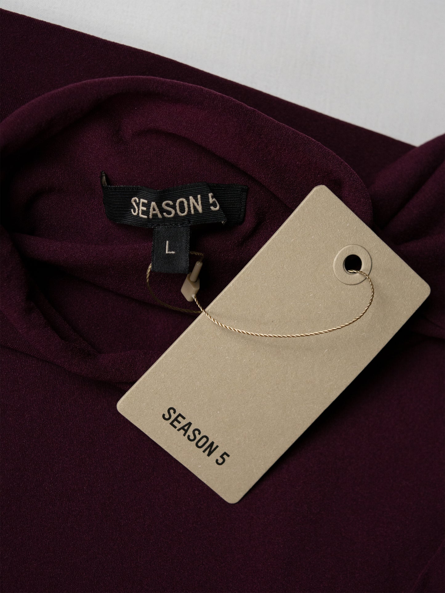 YEEZY Season 5 (2017) - stretch-jersey bodysuit (Oxblood) - size L