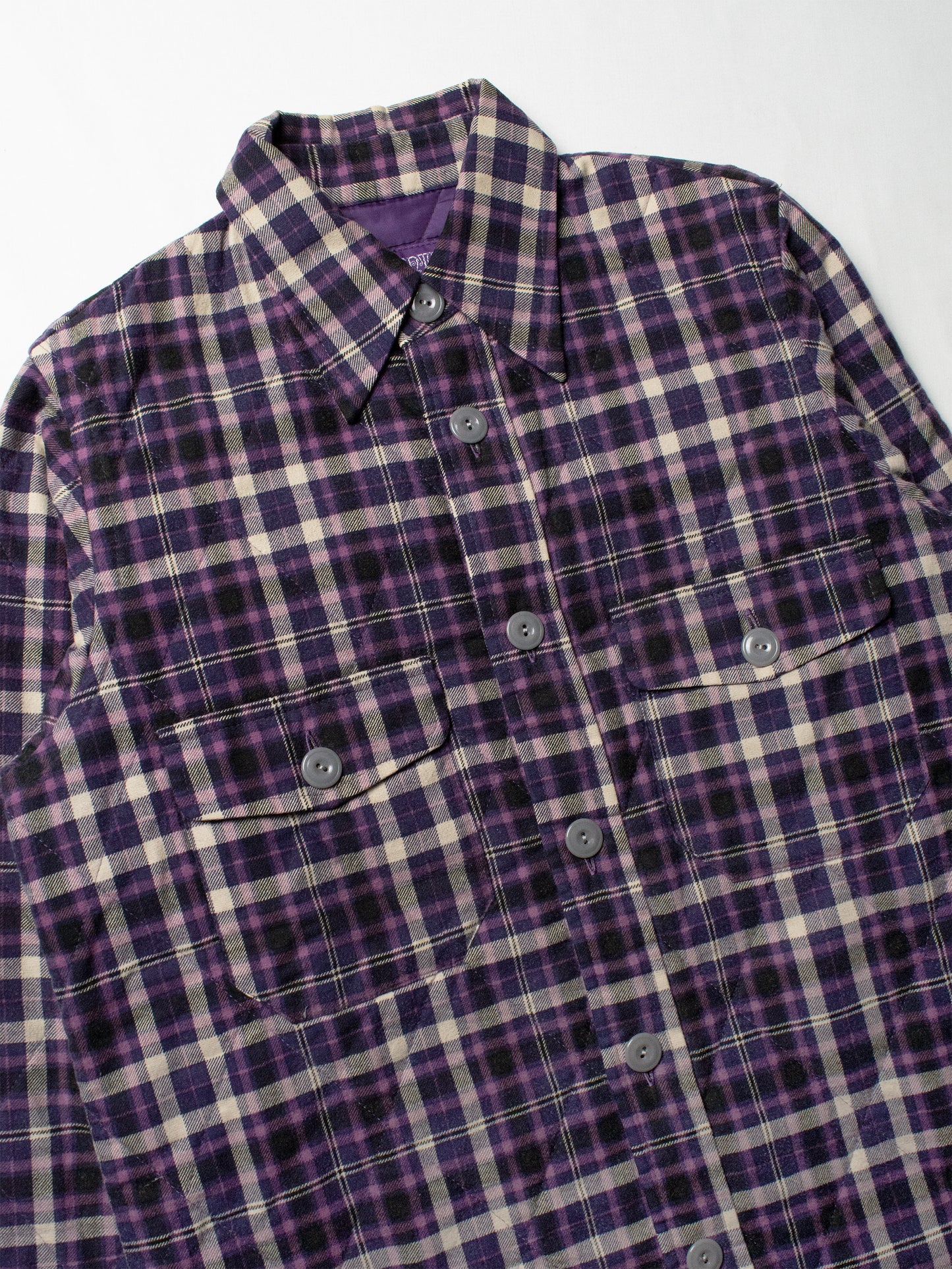 Nepenthes - (vintage) - quilted flannel shirt