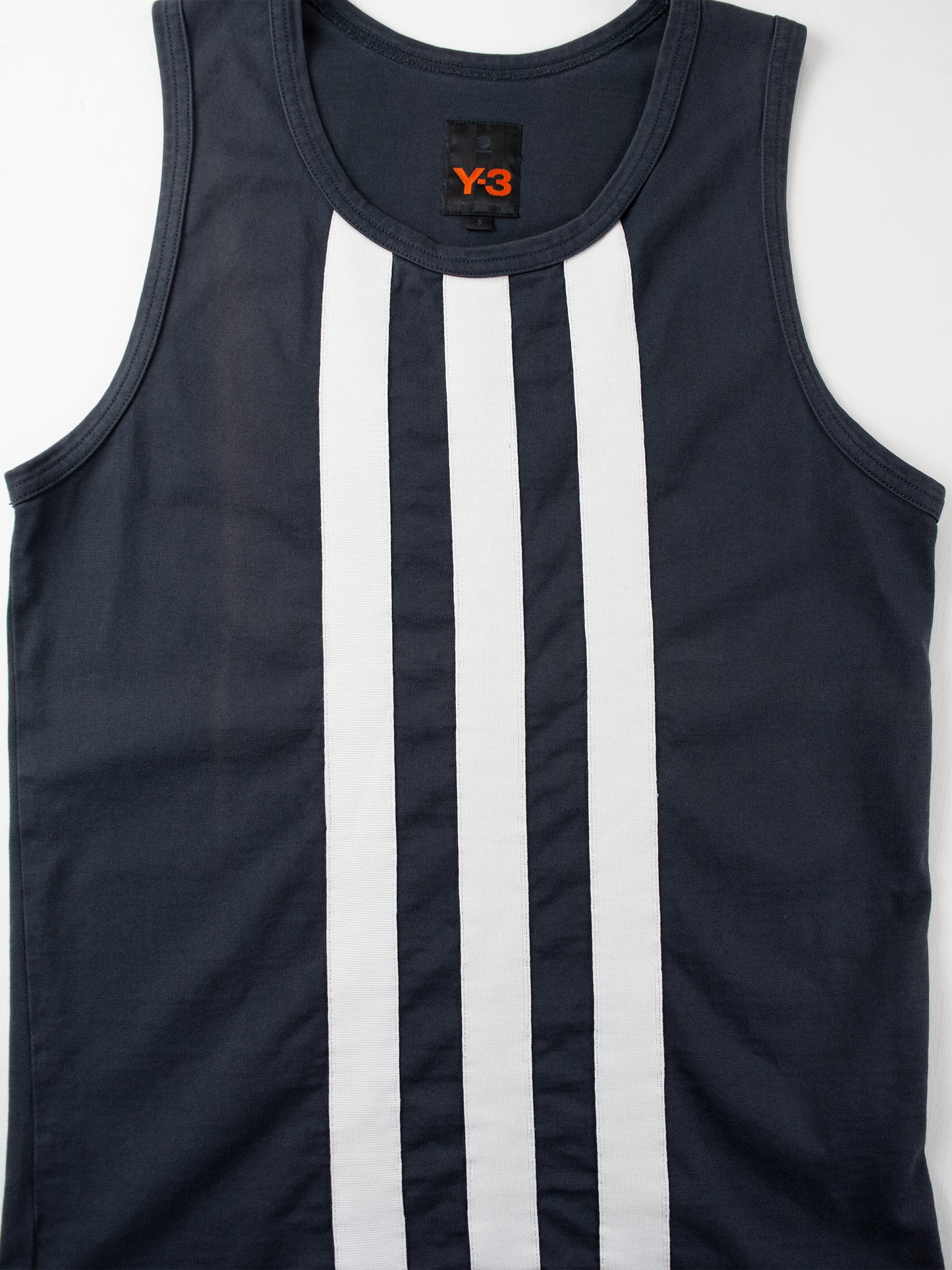 Y-3 - S/S 2003 - men's three stripes tank top - size S