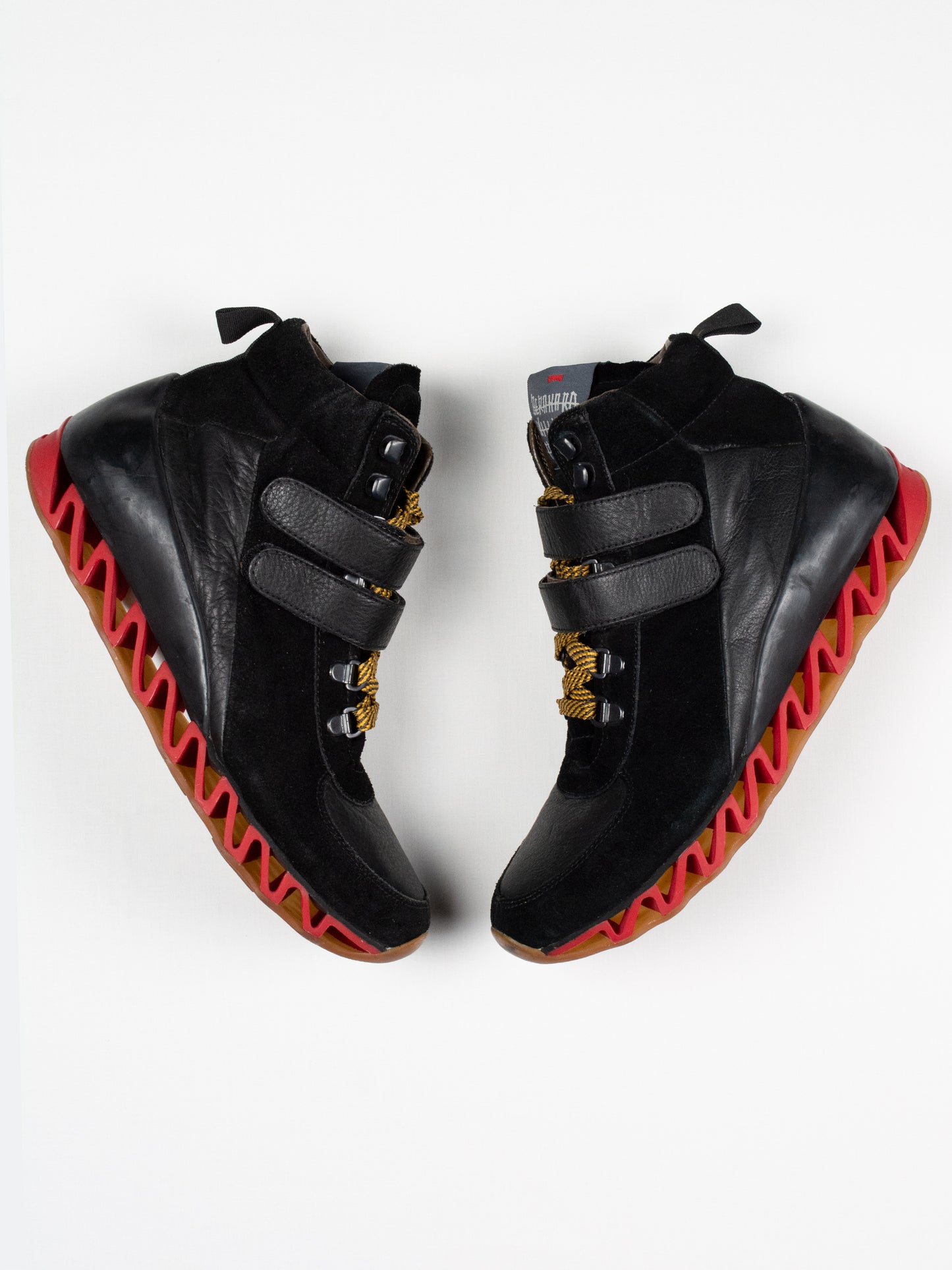 Camper X Bernhard Willhelm - A/W 2012 - Himalayan Ankle Boots (black/red) - size 41