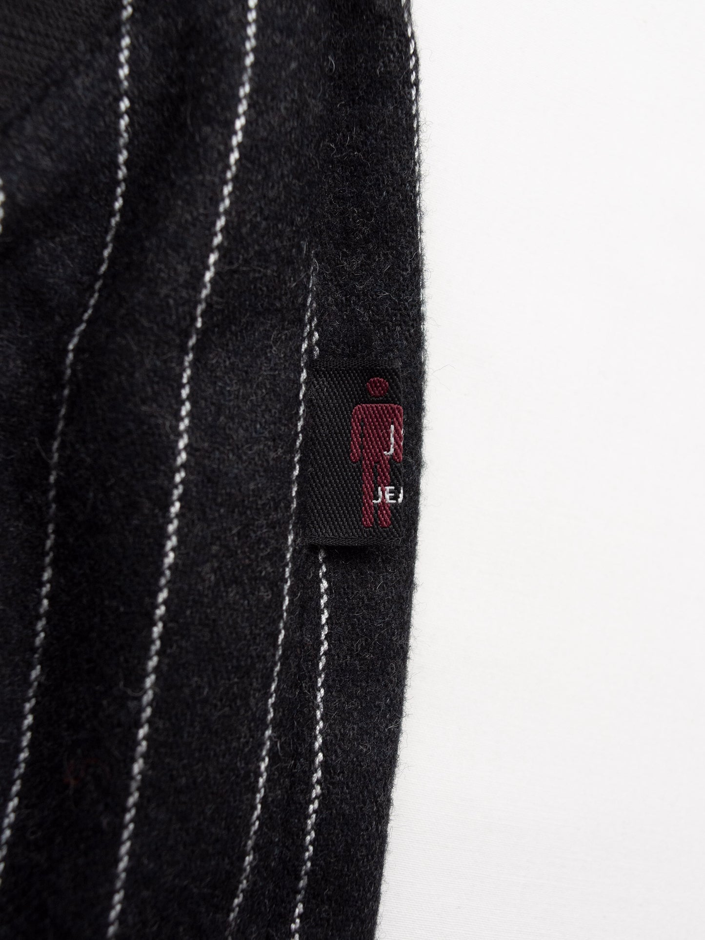 JPG.Jean's - (vintage) - pinstriped wool skirt - size 42