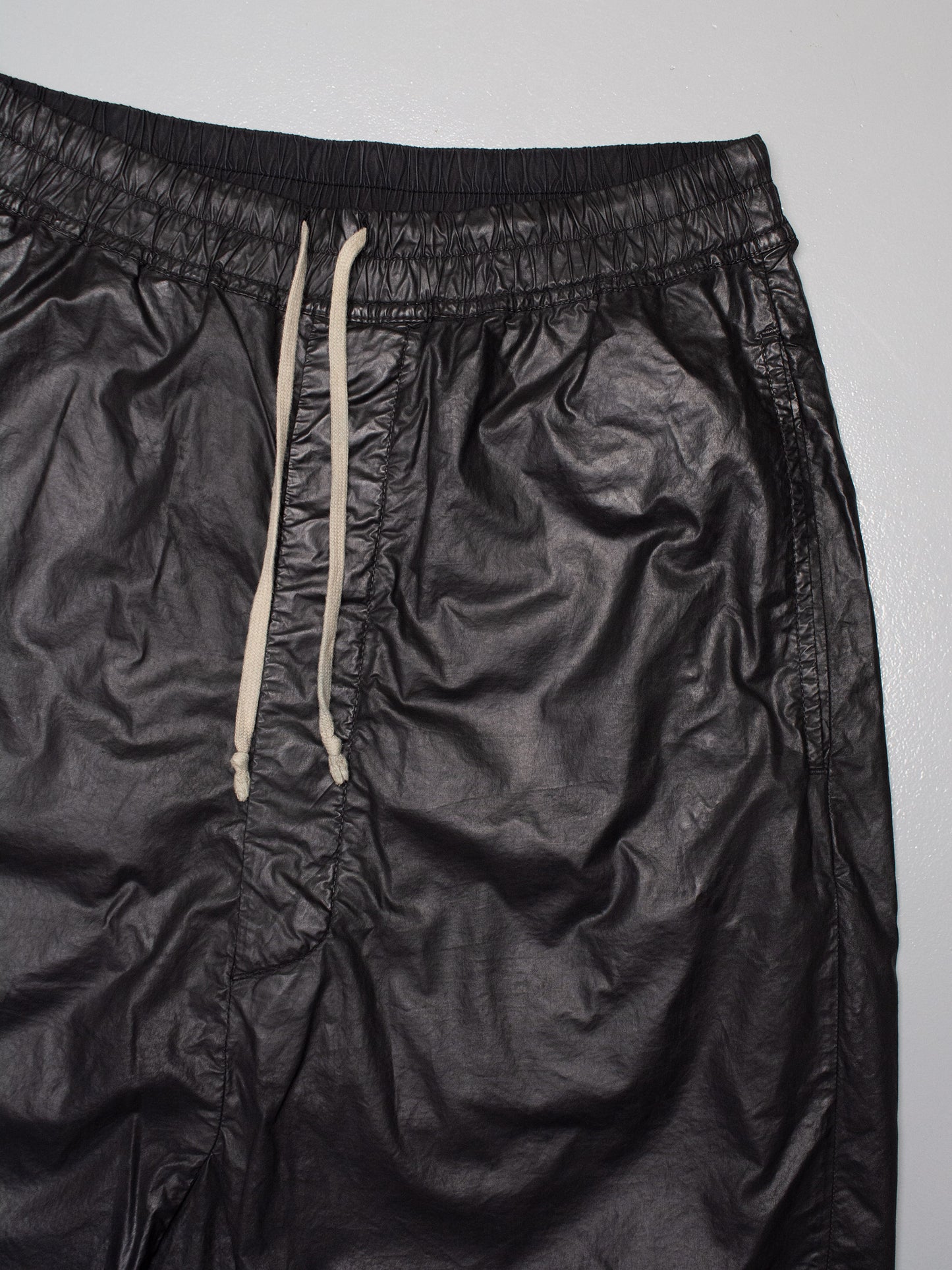 Rick Owens DRKSHDW - waxed cotton shorts - men's size M