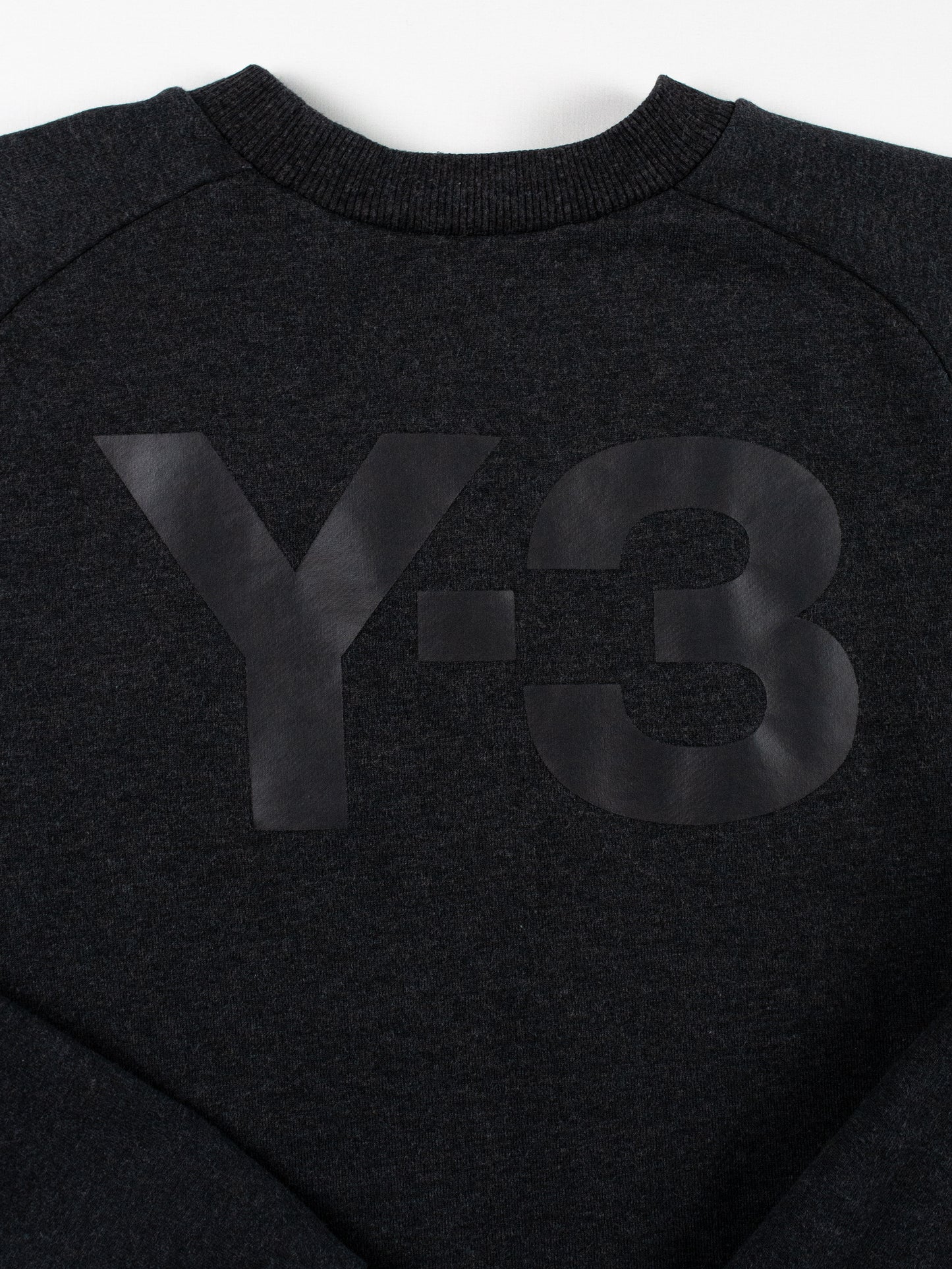 Y-3 - 2010's - (sample) back logo crewneck (dark grey) - size M