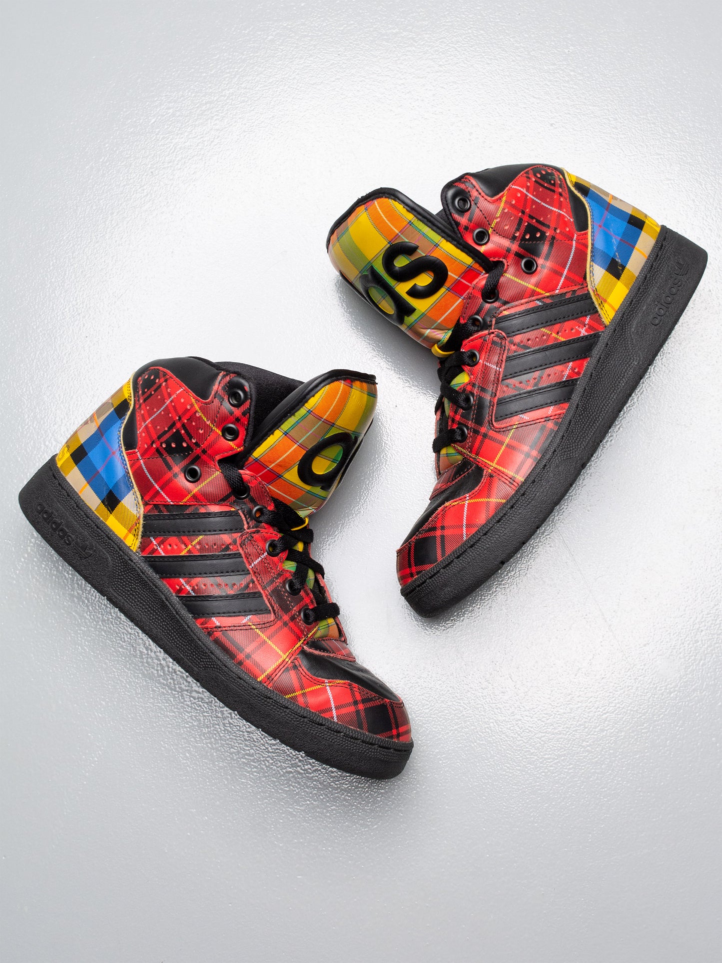 adidas Originals by Jeremy Scott S/S 2013 JS Instinct Hi "Plaid" - size 42