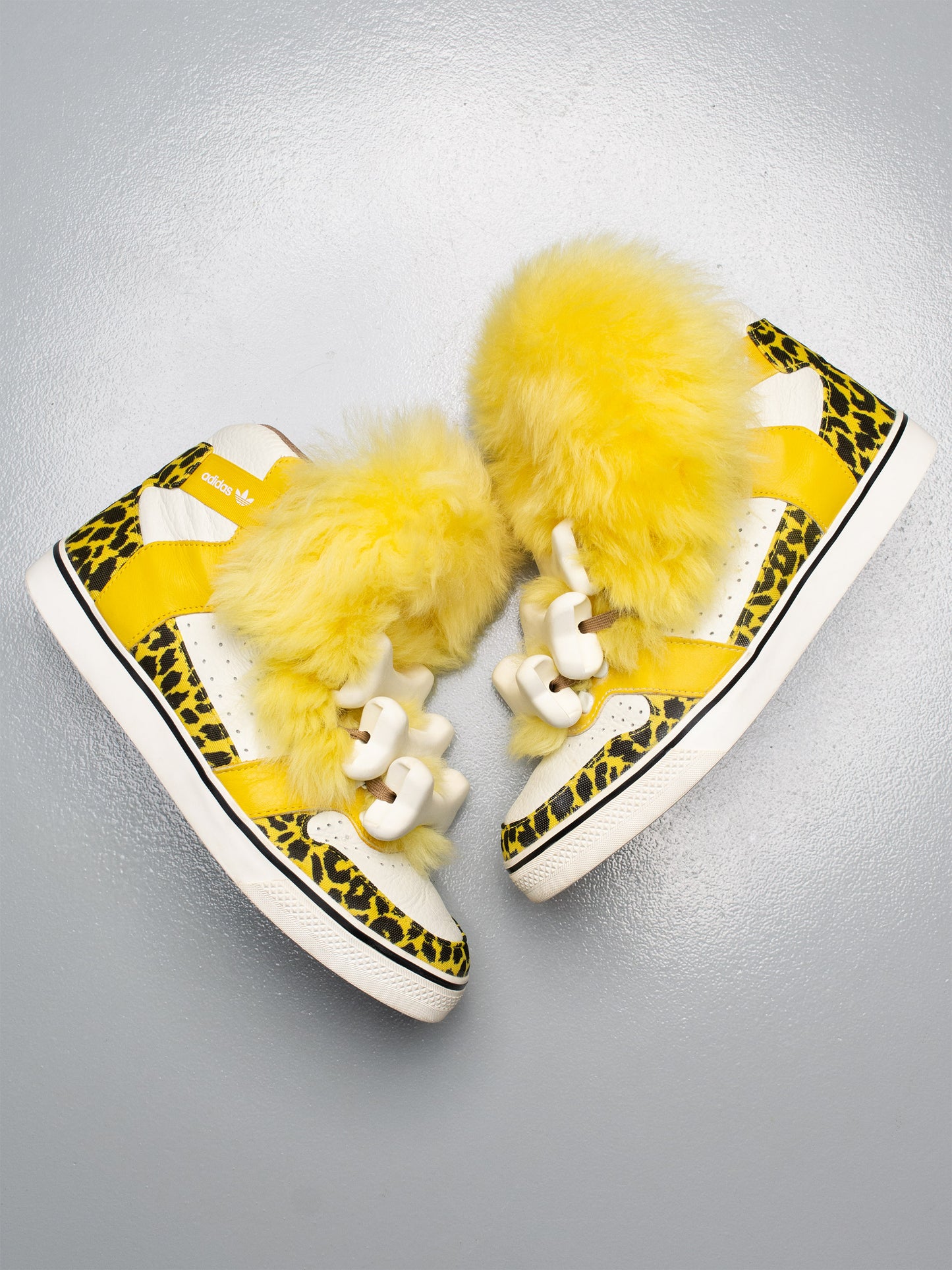 adidas Originals by Jeremy Scott S/S 2015 JS Bones Fur - size 43 1/3
