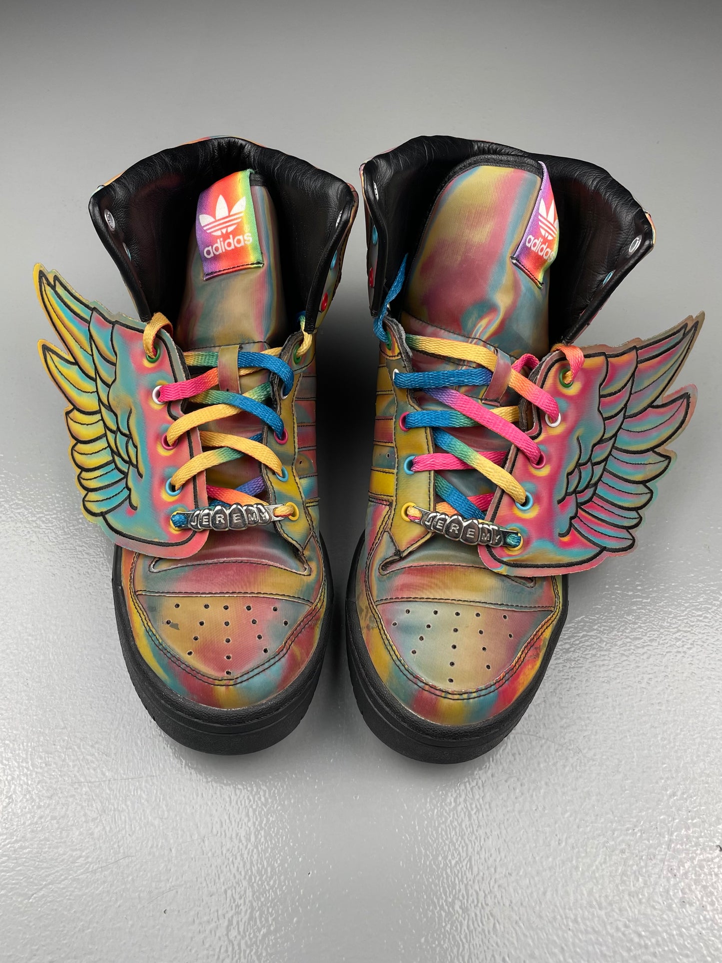 adidas X Jeremy Scott S/S 2010 JS Wings 1.0 'Rainbow' - size 46