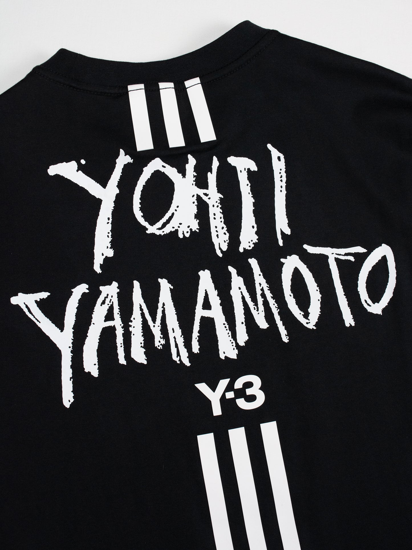 Y-3 - S/S 2019 - Signature Graphic Tee (black) - men's size XS