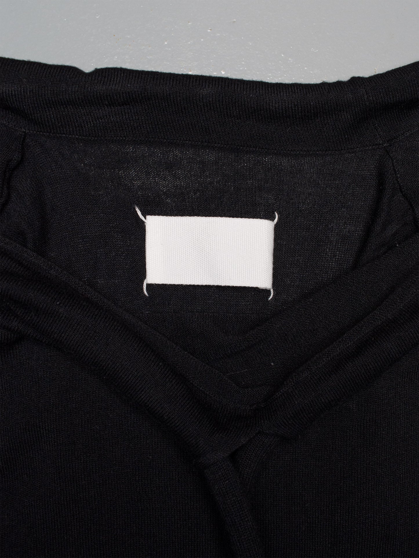 Maison Martin Margiela S/S 2008 blank tag dress with oversized drawstring - size M