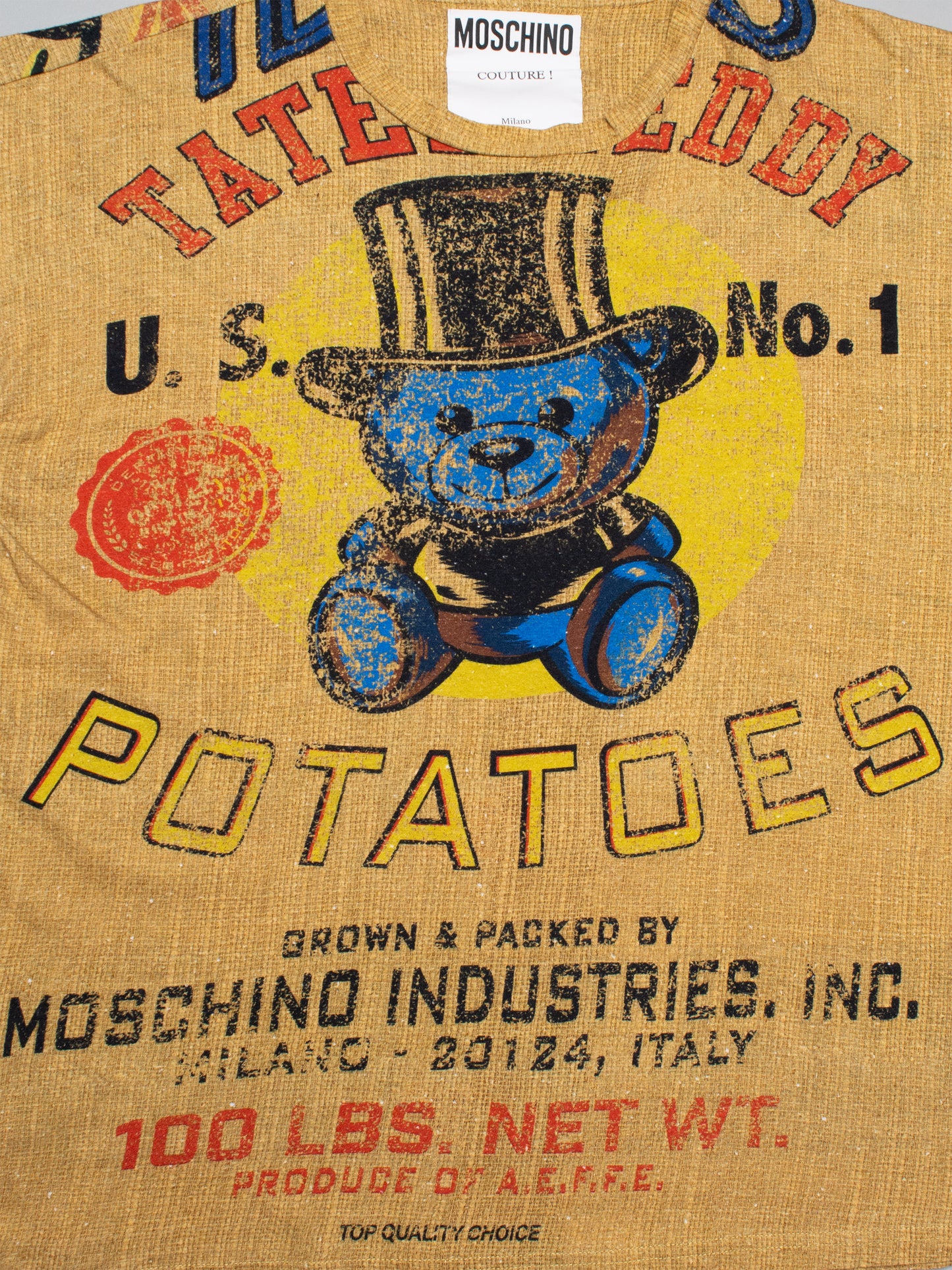 Moschino - A/W 2021 - Potato Field T-Shirt