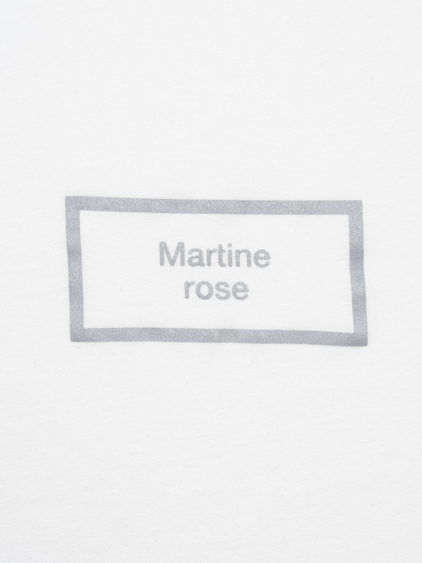 Martine Rose - reflective print t-shirt - size XS