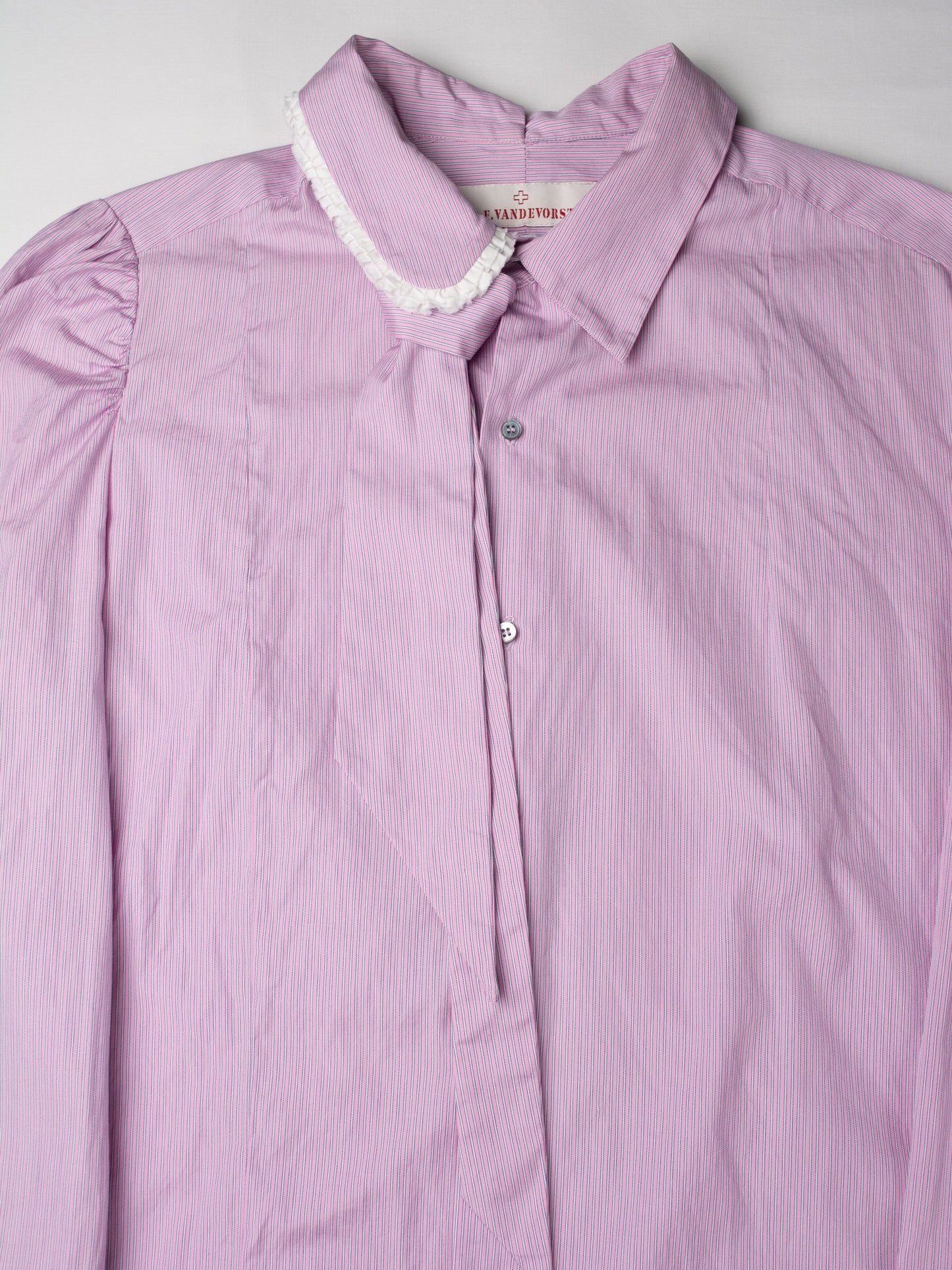 A.F.Vandevorst - asymmetric long shirt with tie - size 42