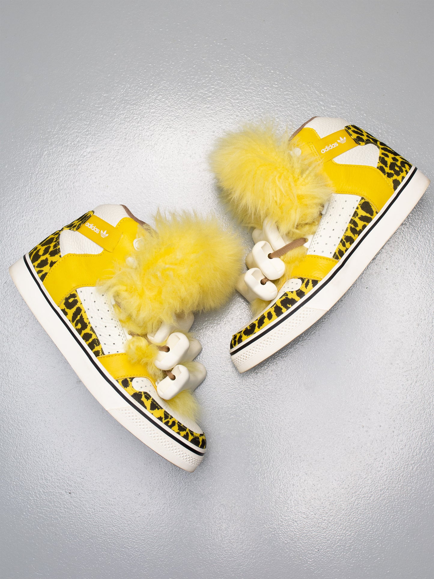 adidas Originals by Jeremy Scott S/S 2015 JS Bones Fur - size 40 2/3