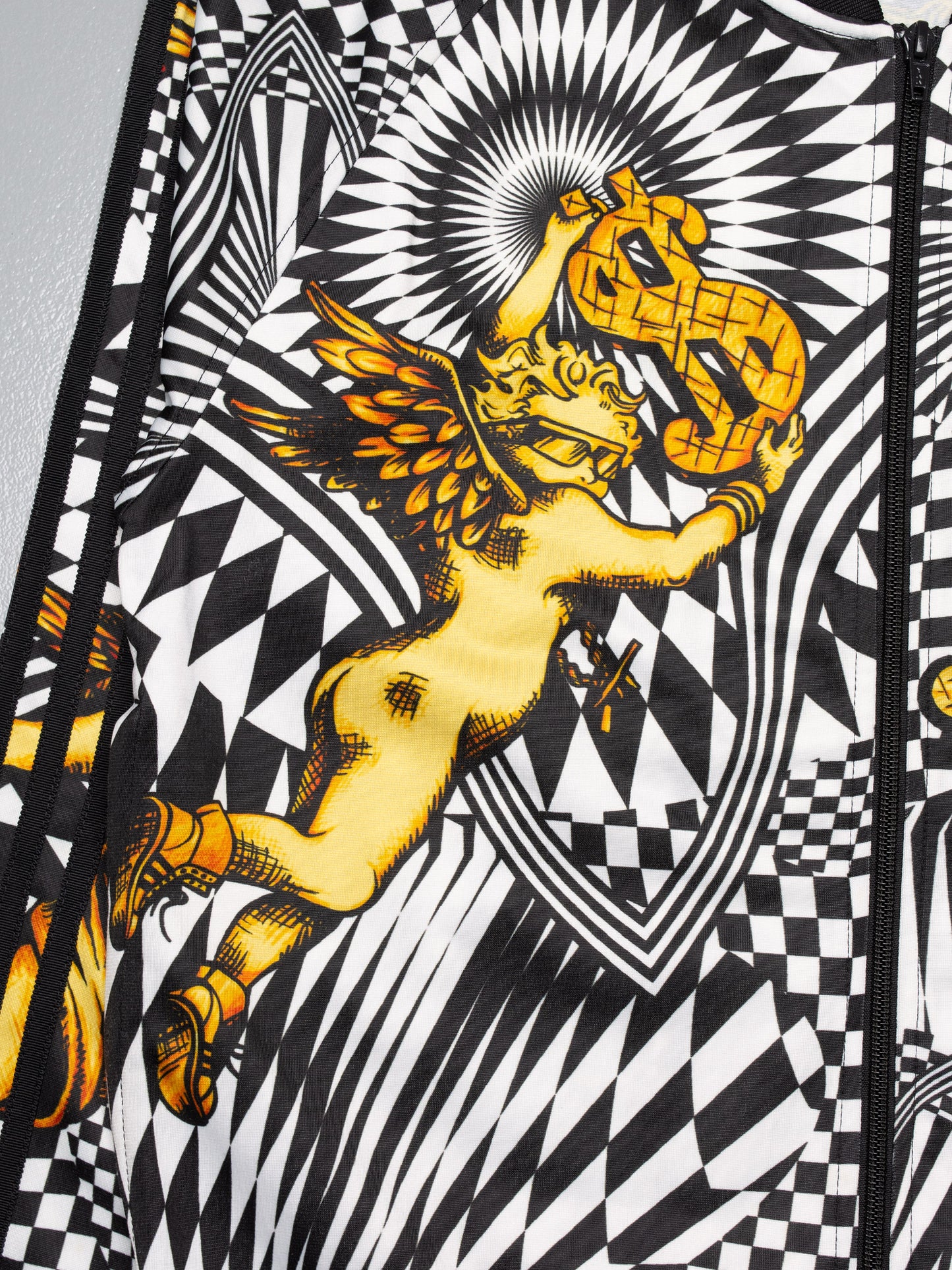 adidas Originals by Jeremy Scott - A/W 2013 - opart track jacket - men's size M