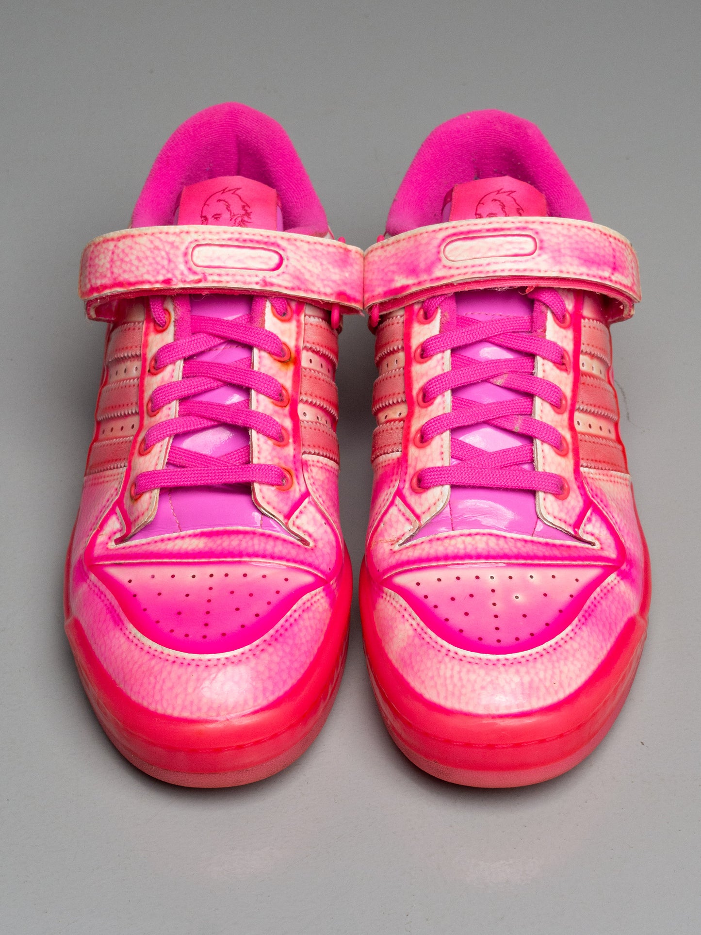 adidas Originals X Jeremy Scott 2021 JS Forum Dipped Low "Solar Pink" - size 44