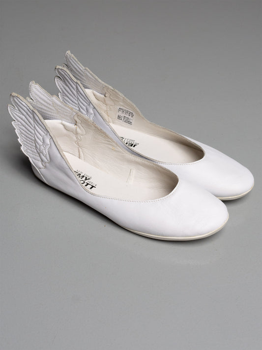 adidas Originals by Jeremy Scott S/S 2011 JS Wings Ballerinas (white) - size 37 1/3
