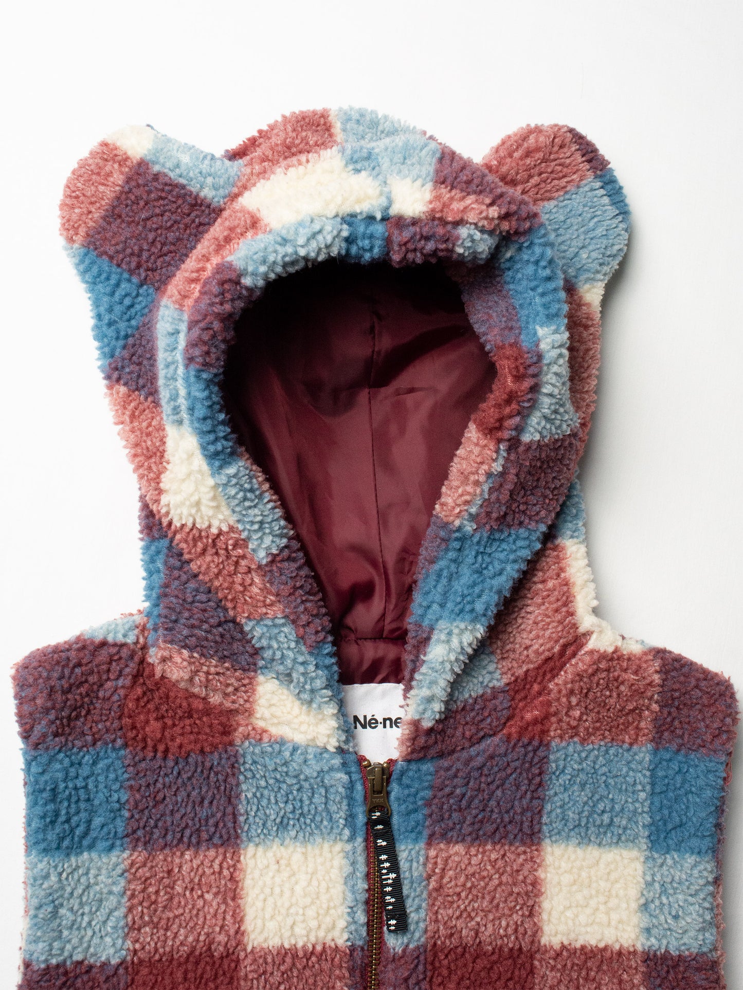 Né-net - bear ears sherpa vest - women's size 2