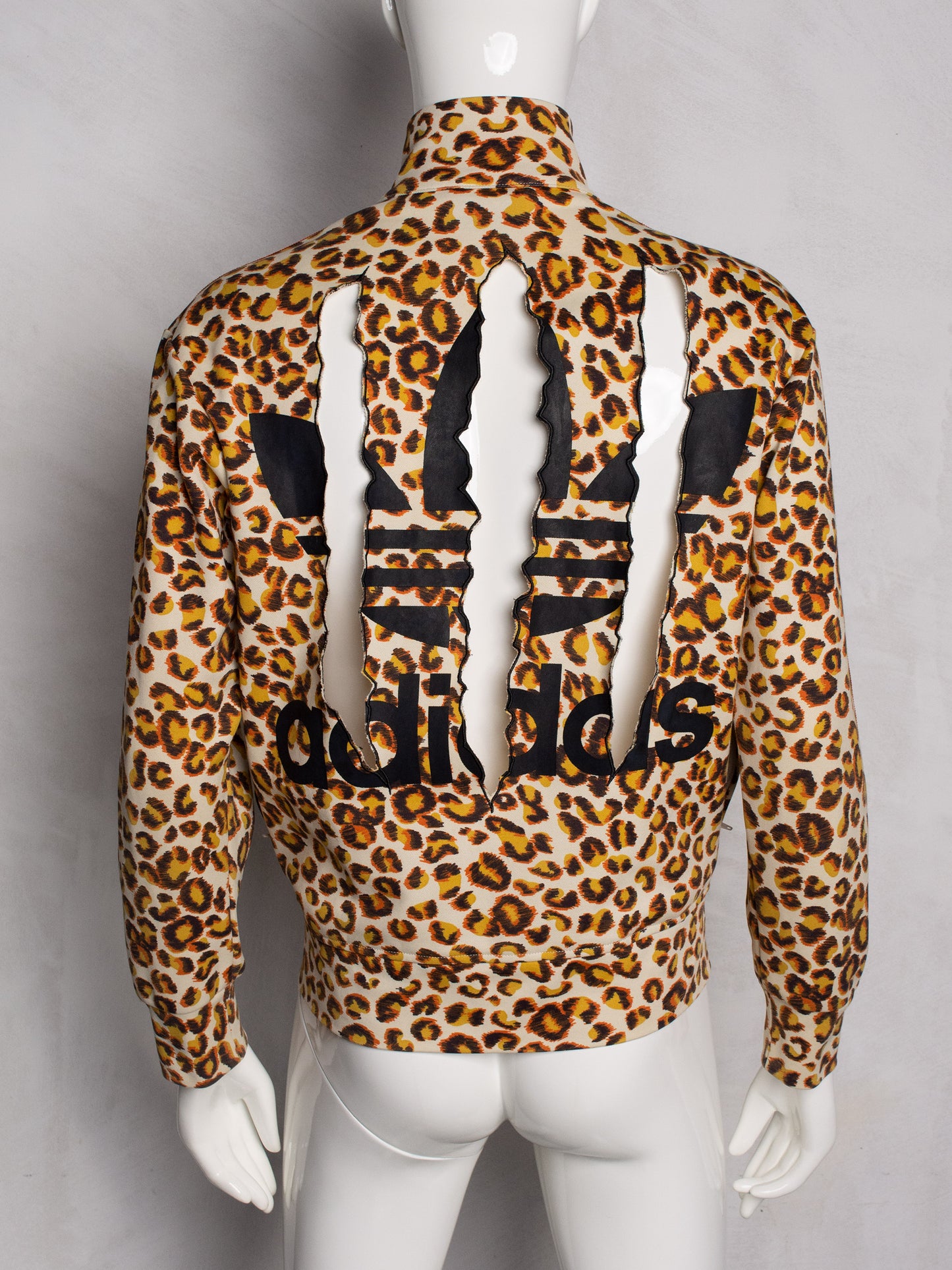 adidas Originals by Jeremy Scott A/W 2011 Firebird Track Top Leopard - men's size S