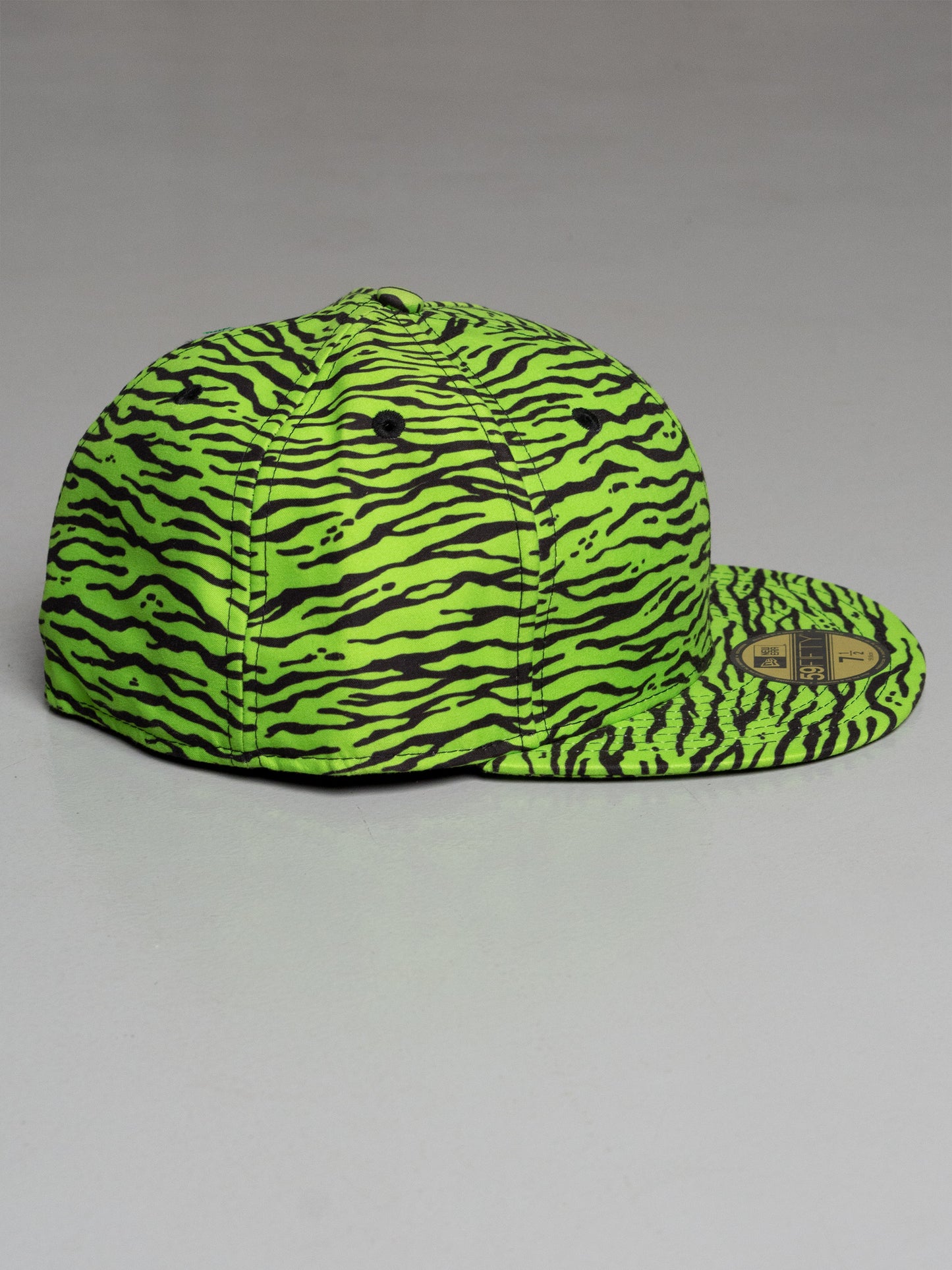 New Era X Jeremy Scott - A/W 2013 - Green Zebra 59Fifty fitted cap - size 7 1/2