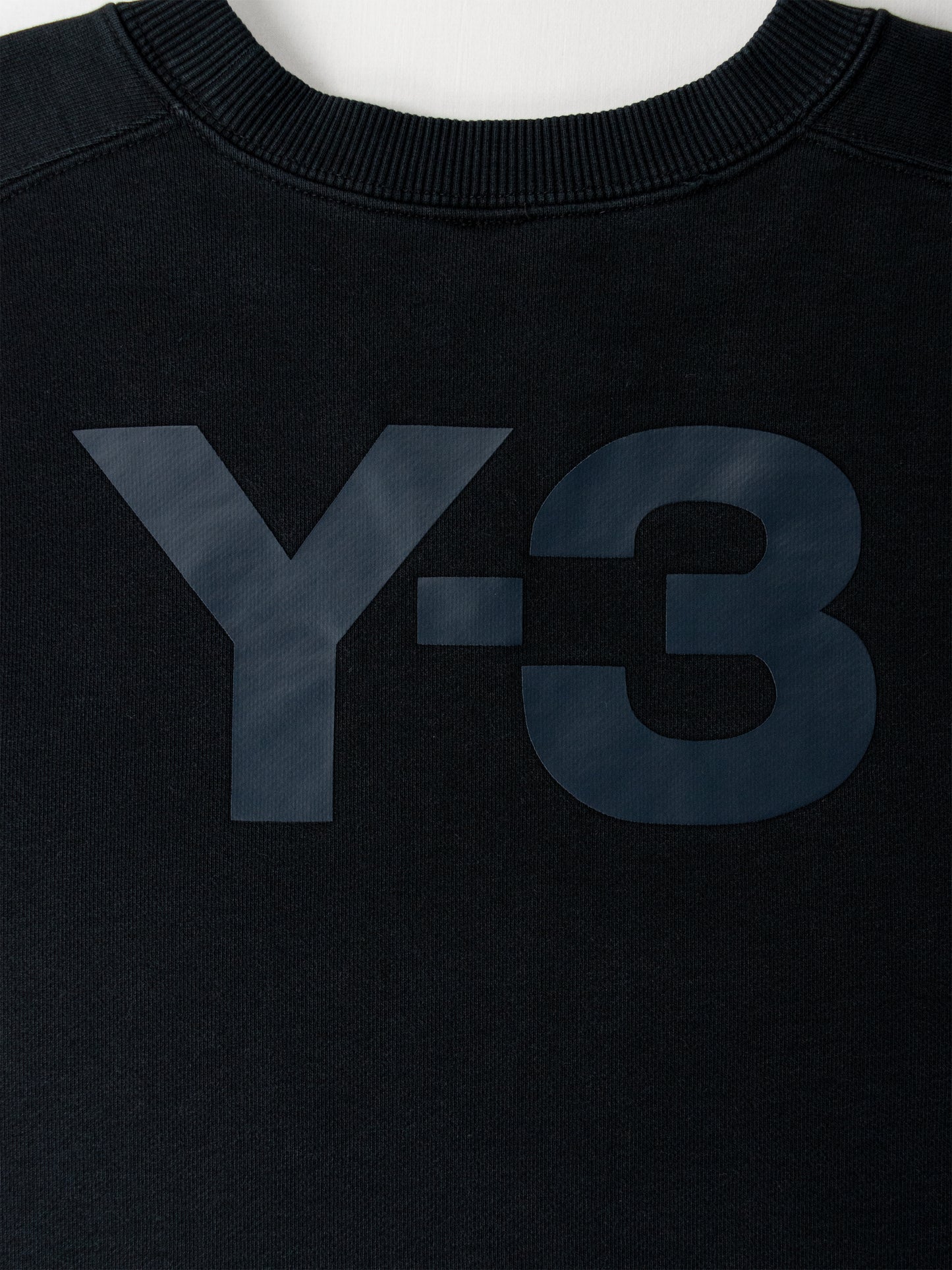 Y-3 - A/W 2005 - back logo crewneck sweatshirt (black) - size XL