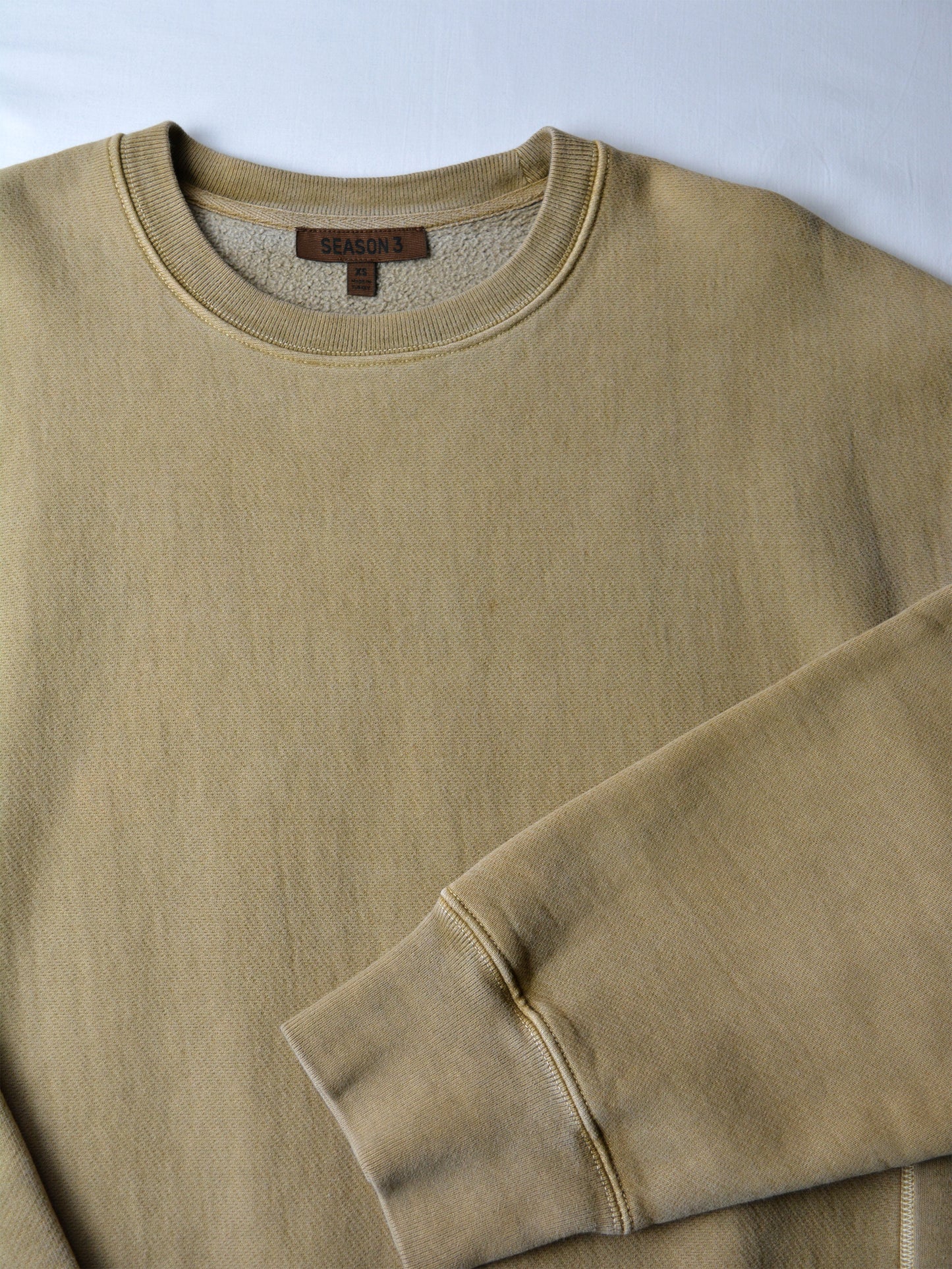YEEZY Season 3 (2016) - Fleece Crew Sweat (Earth) - size XS