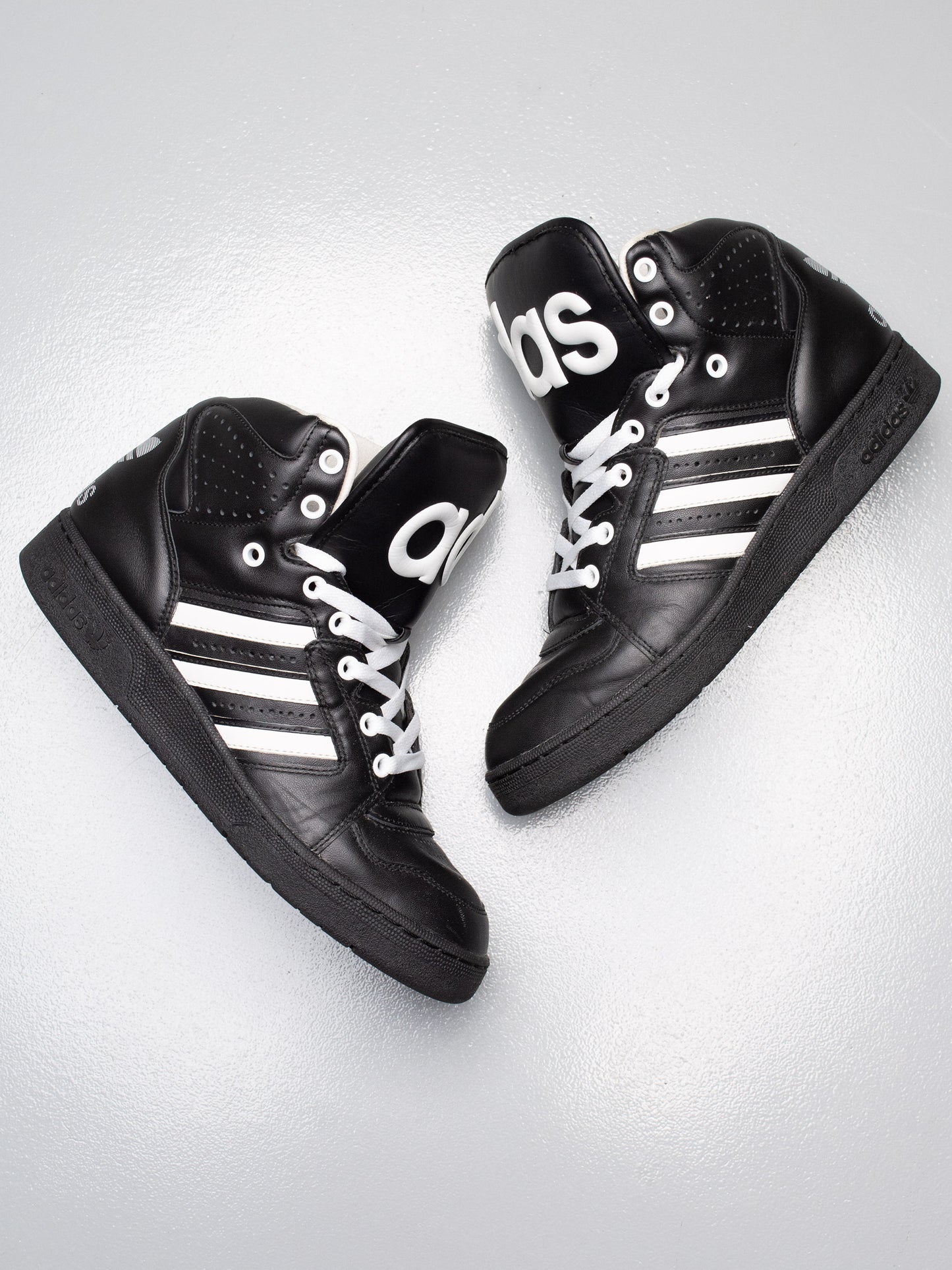 adidas Originals by Jeremy Scott A/W 2012 JS Instinct Hi (Black) - size 43 1/3