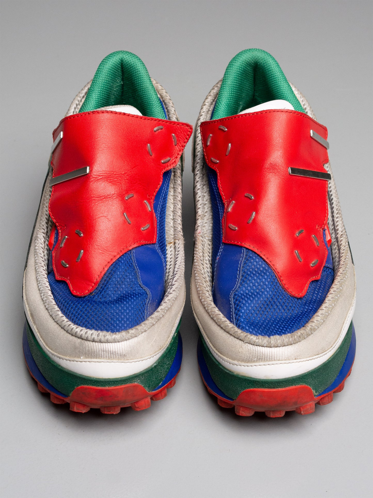 adidas X Raf Simons S/S 2014 Super Trekker (red/blue) - size 40 2/3