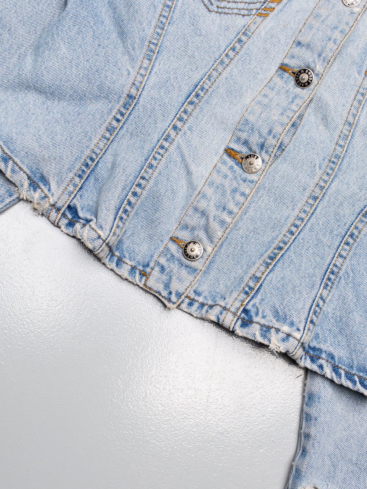 vintage Gaultier Jean's women's denim jacket - size 40