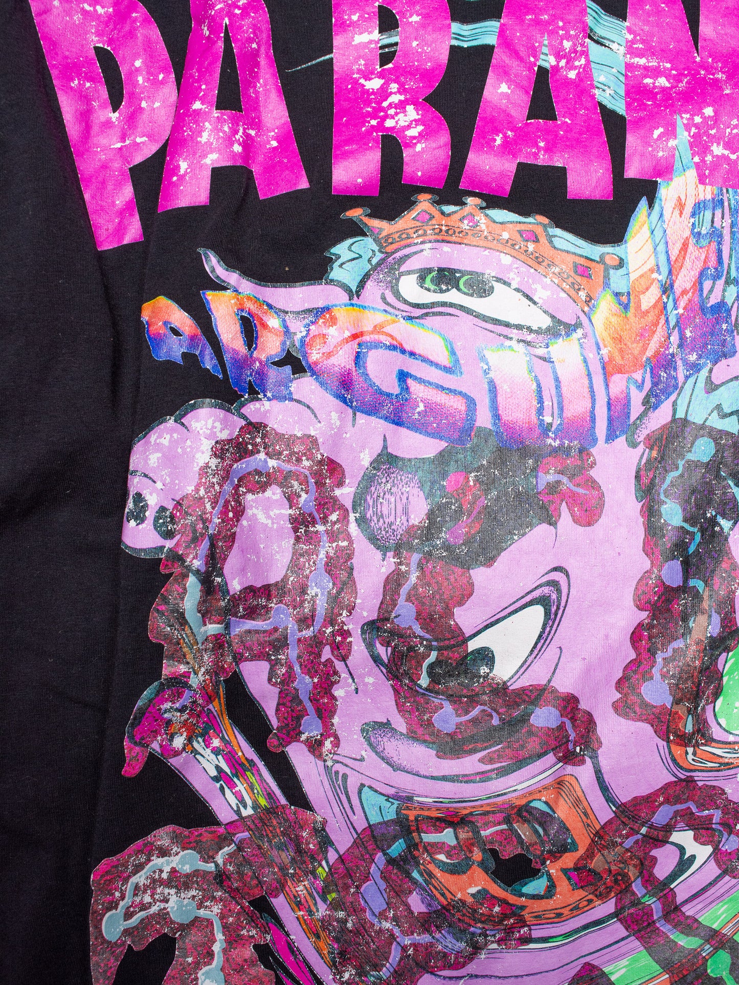 Jeremy Scott S/S 2018 "Paranoid" oversized double sleeve t-shirt - size 40