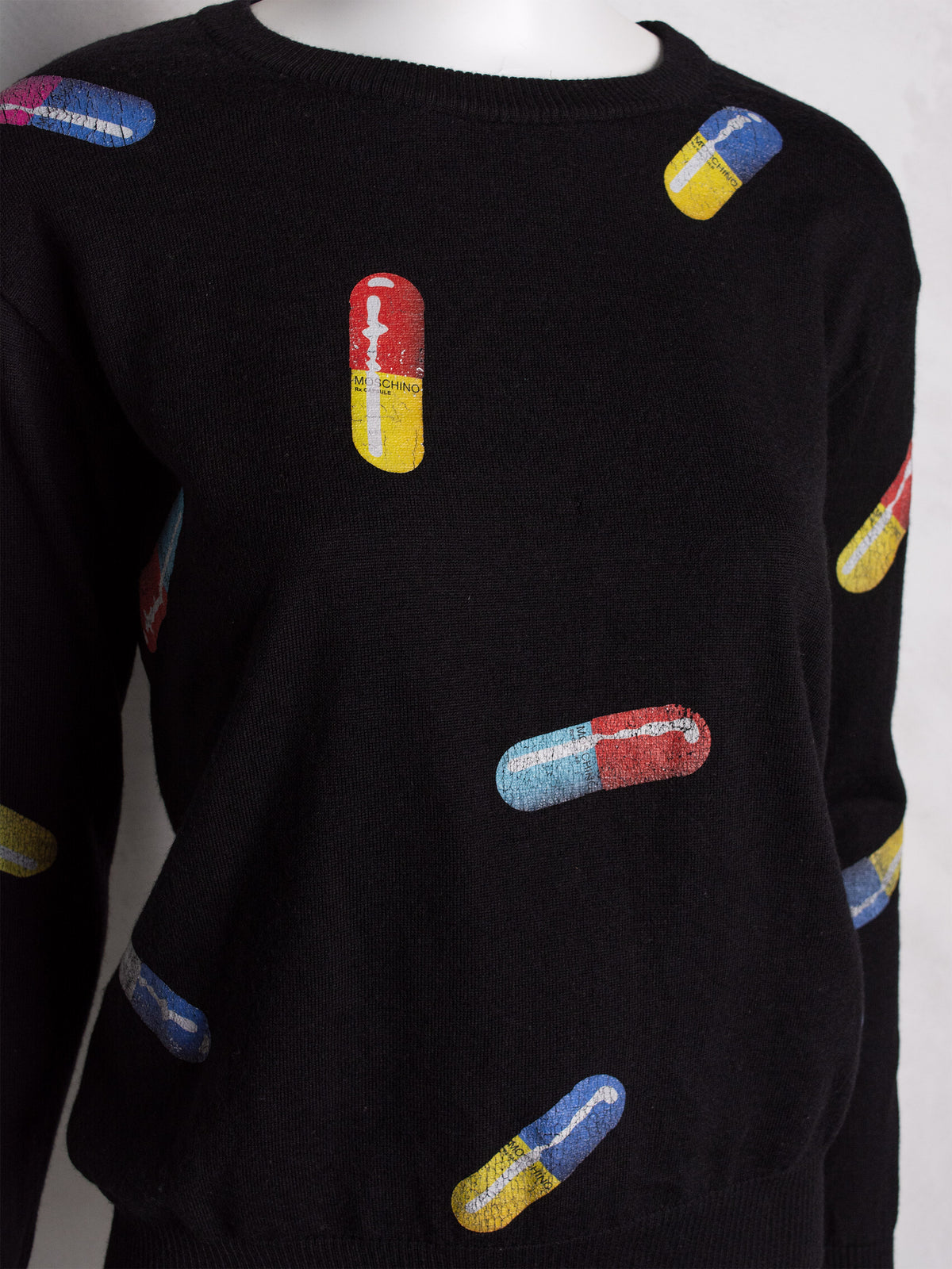 Moschino S/S 2017 pills sweater - women's size XS