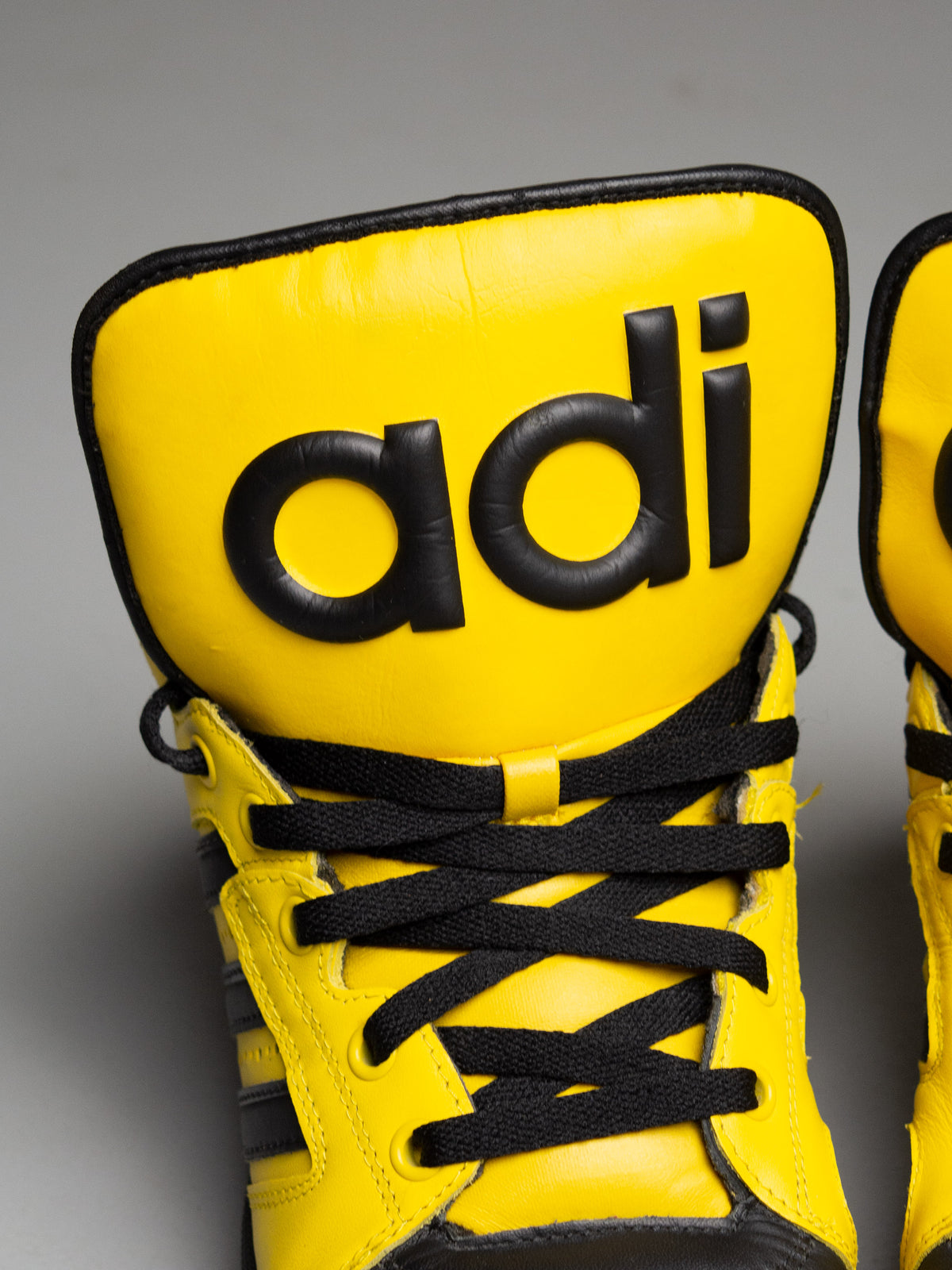 adidas Originals by Jeremy Scott S/S 2012 JS Instinct Hi (black/yellow) - size 43 1/3