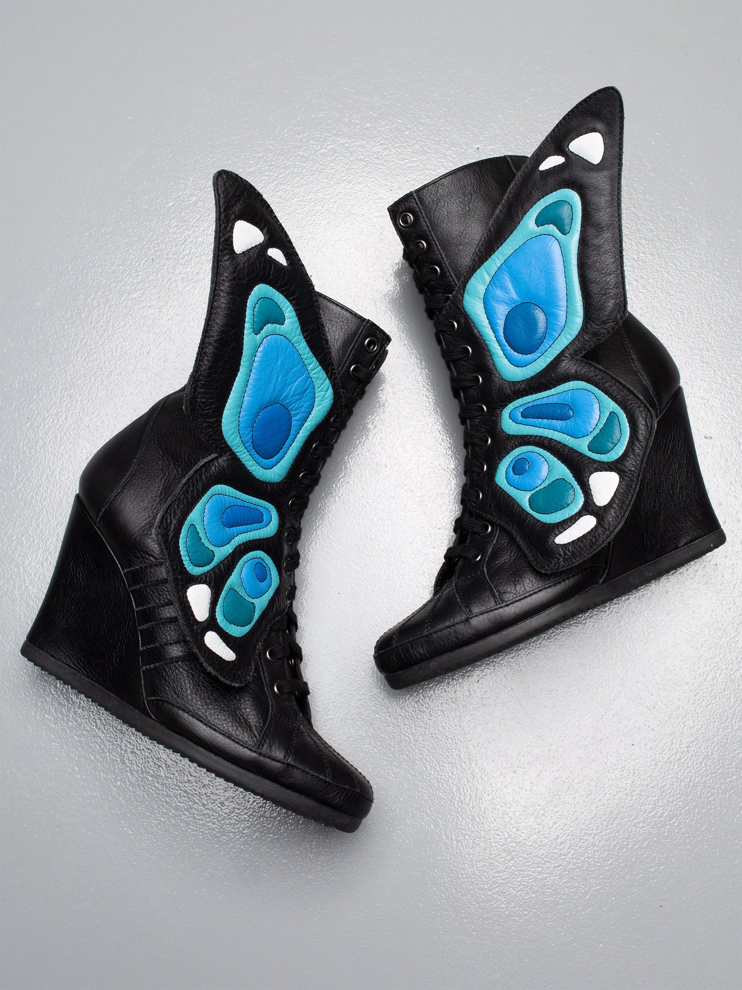 adidas Originals by Jeremy Scott A/W 2012 JS Wings Wedge "Butterfly" - size 39 1/3