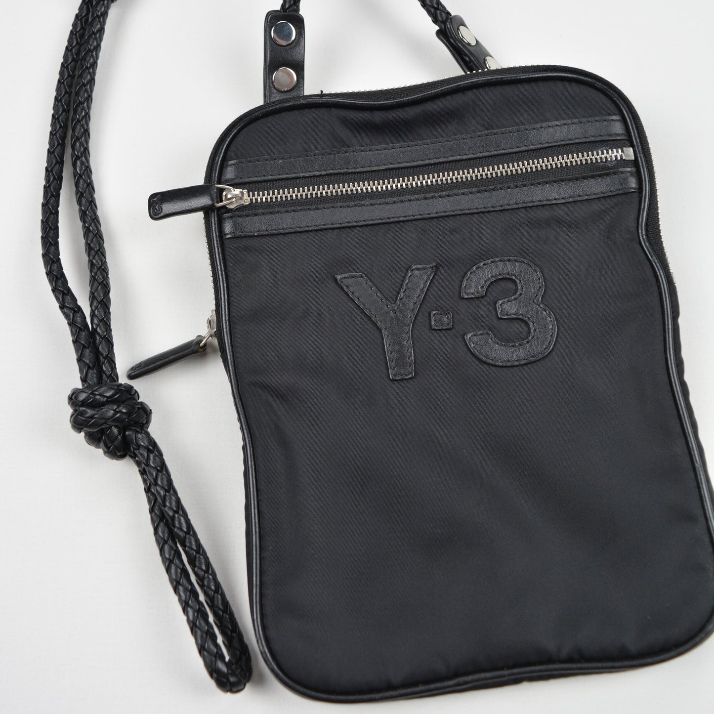 Y-3 - S/S 2008 - sling bag with woven leather strap (black)