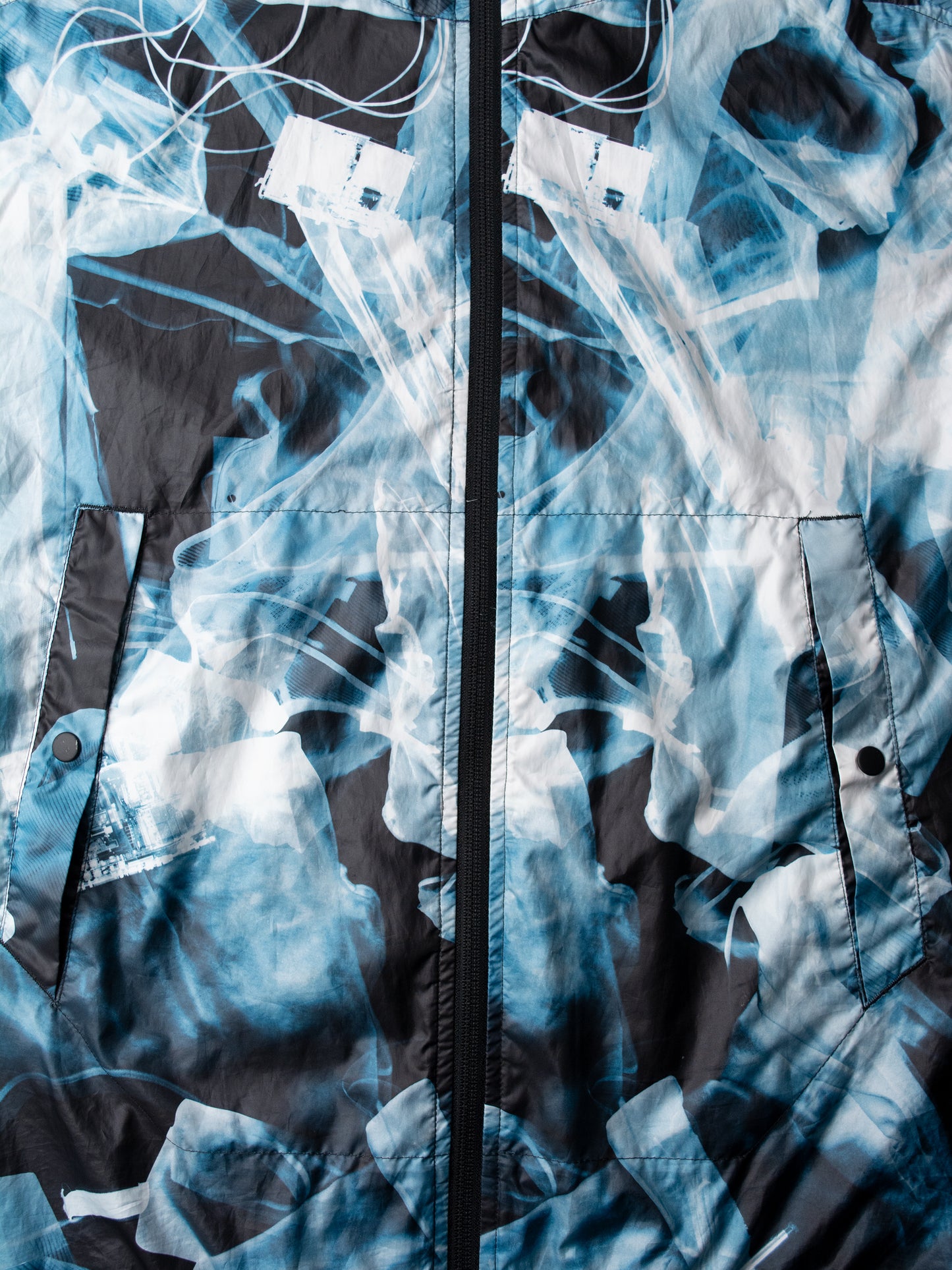 Puma Urban Mobility by Hussein Chalayan - A/W 2011 - x-ray abstract windbreaker - men's size S
