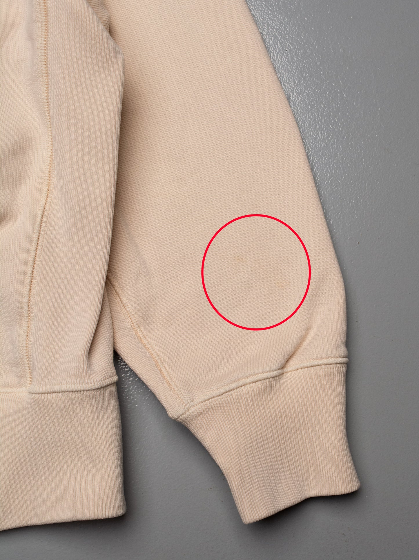 YEEZY Season 4 (2017) - Light Sand zip-up hoodie - size S