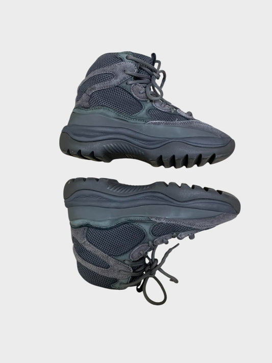 YEEZY Season 6 (2018) - Thick Suede, Mesh and Nubuck Desert Boot (Graphite) - size 40