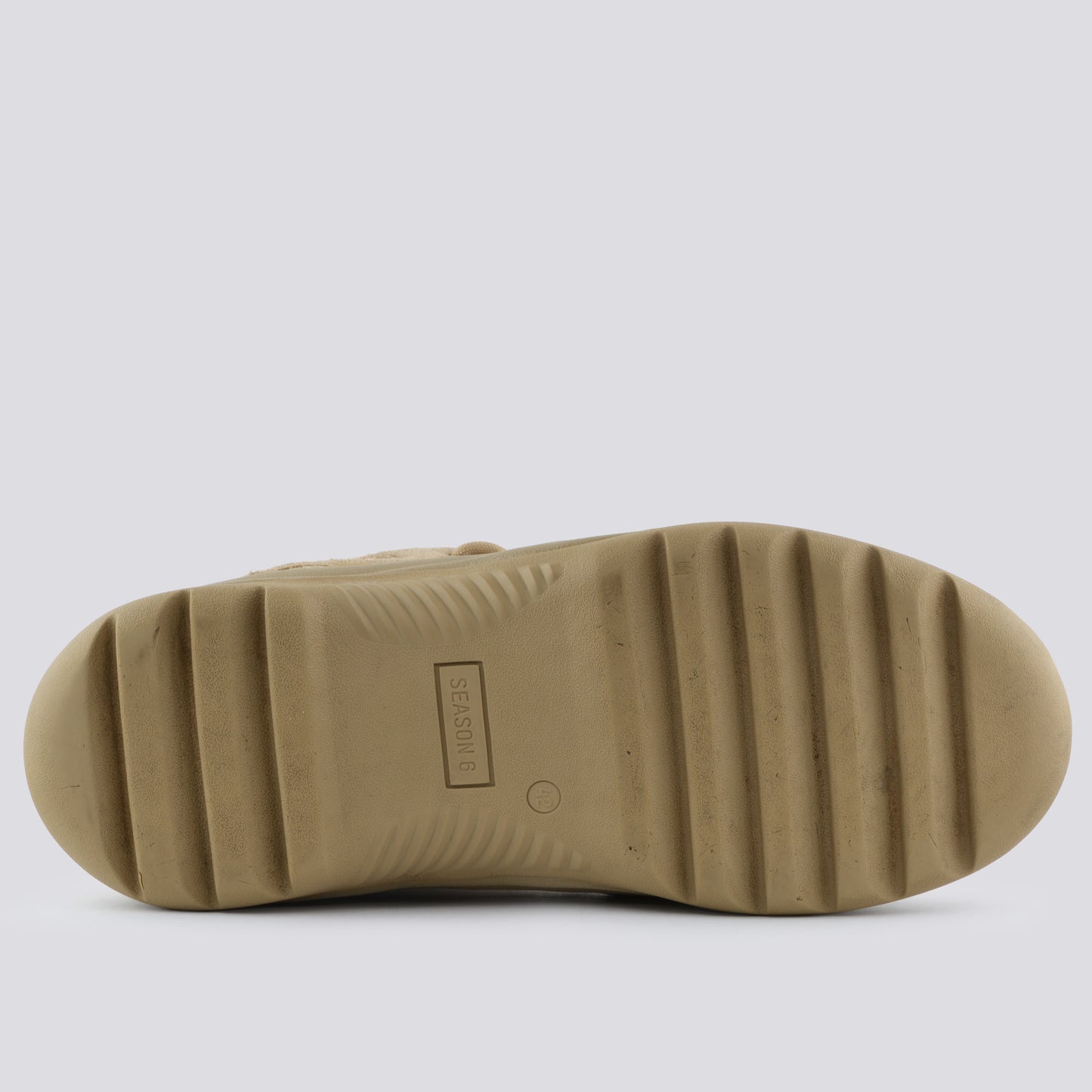 YEEZY Season 6 (2018) - Thick Suede, Mesh and Nubuck Desert Boot (Taupe) - size 42
