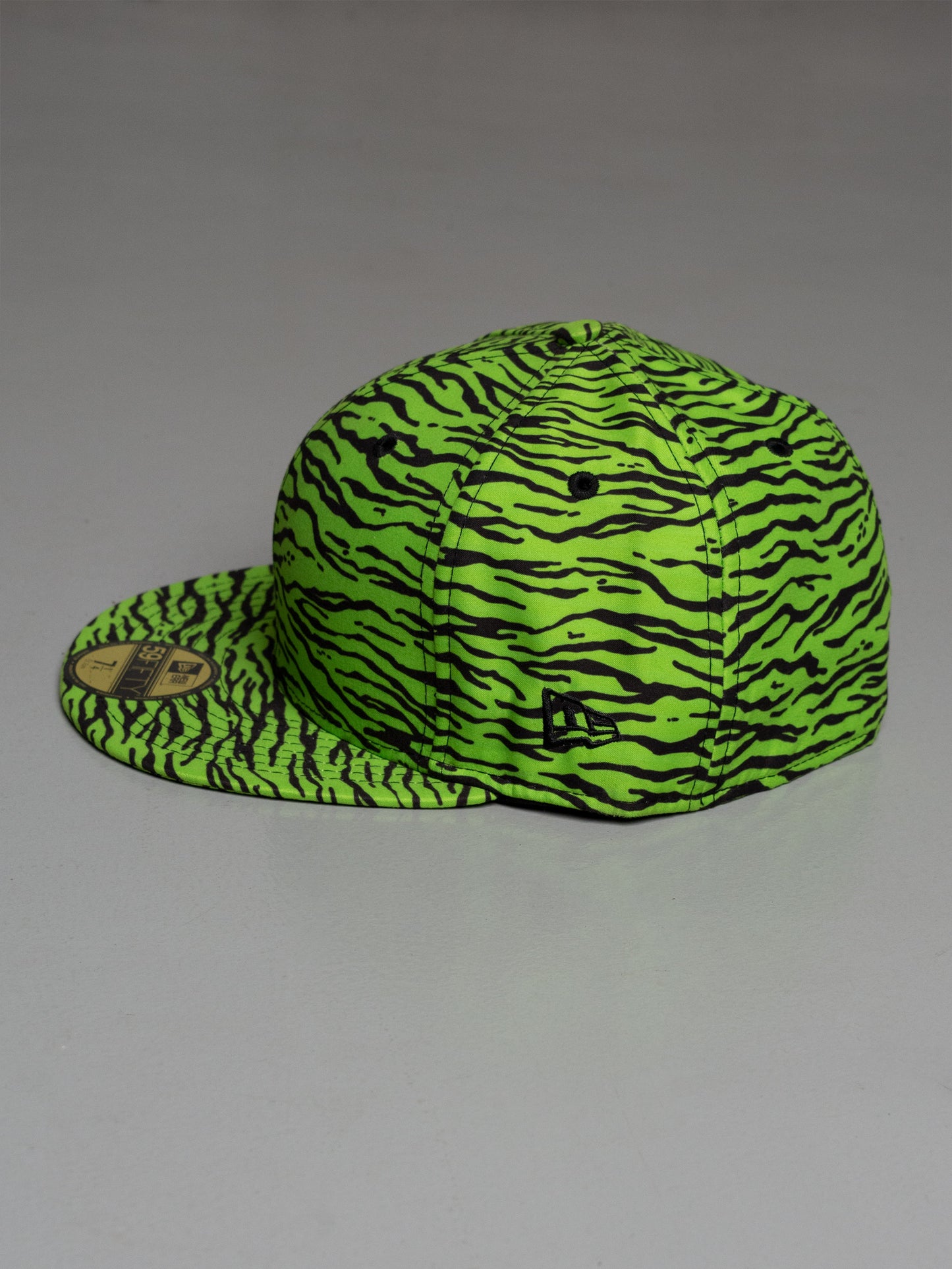 New Era X Jeremy Scott A/W 2013 Green Zebra 59Fifty fitted cap - size 7 1/4