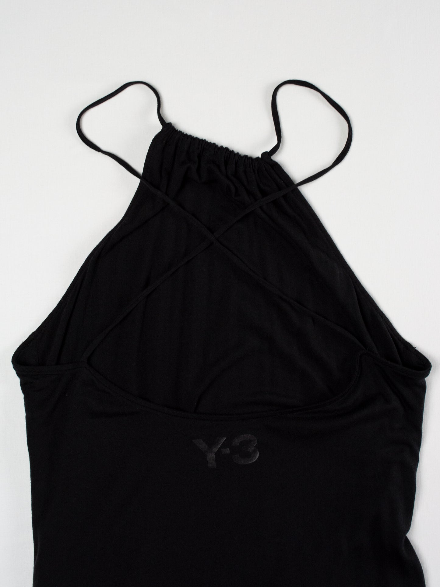 Y-3 - S/S 2006 - double layer lyocell halter dress - size M